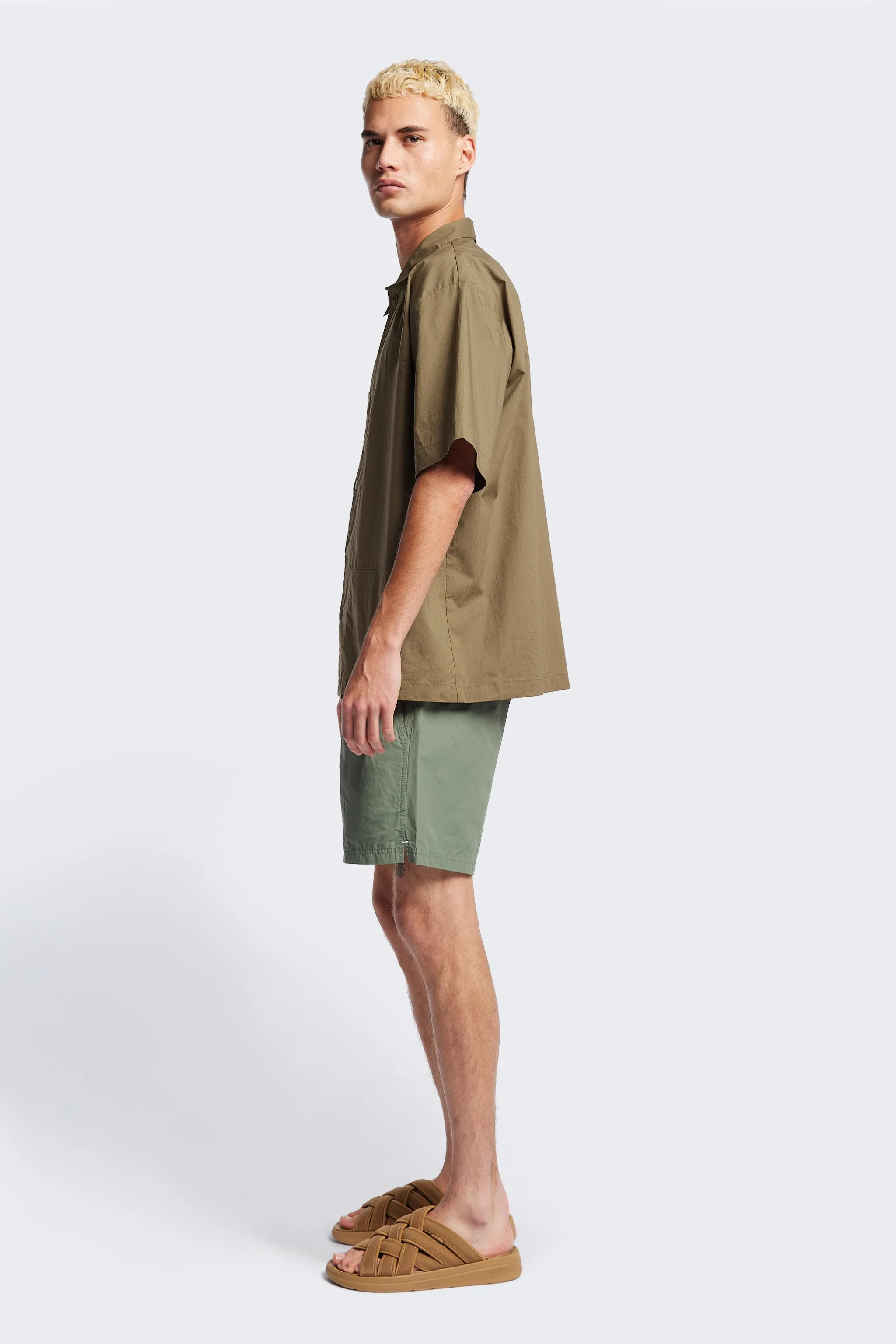 Perisi S/S Shirt Olive Brown sold by Kloke product image thumbnail 3