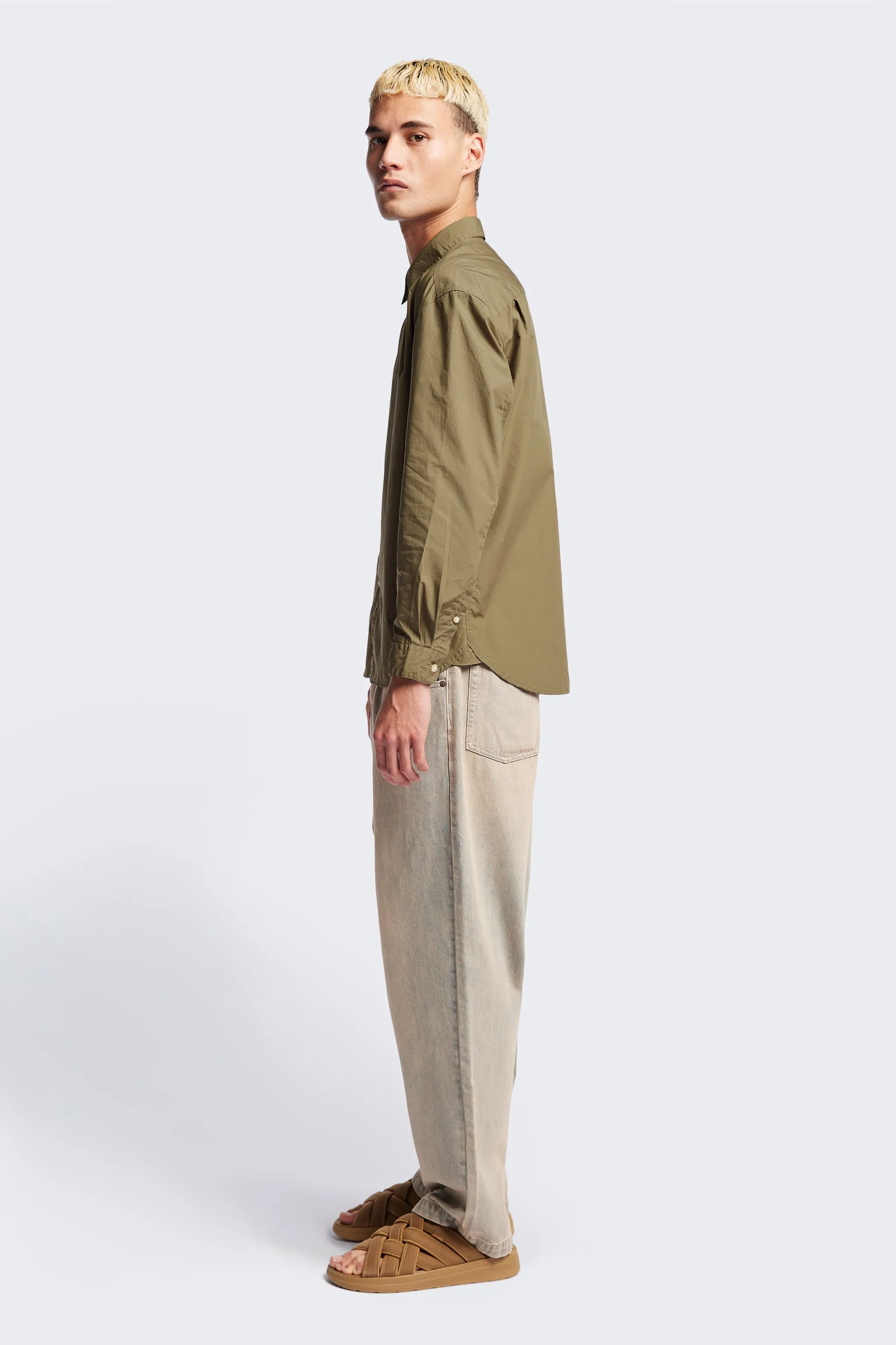 Iberia Long Sleeve Shirt Olive Brown sold by Kloke product image thumbnail 4