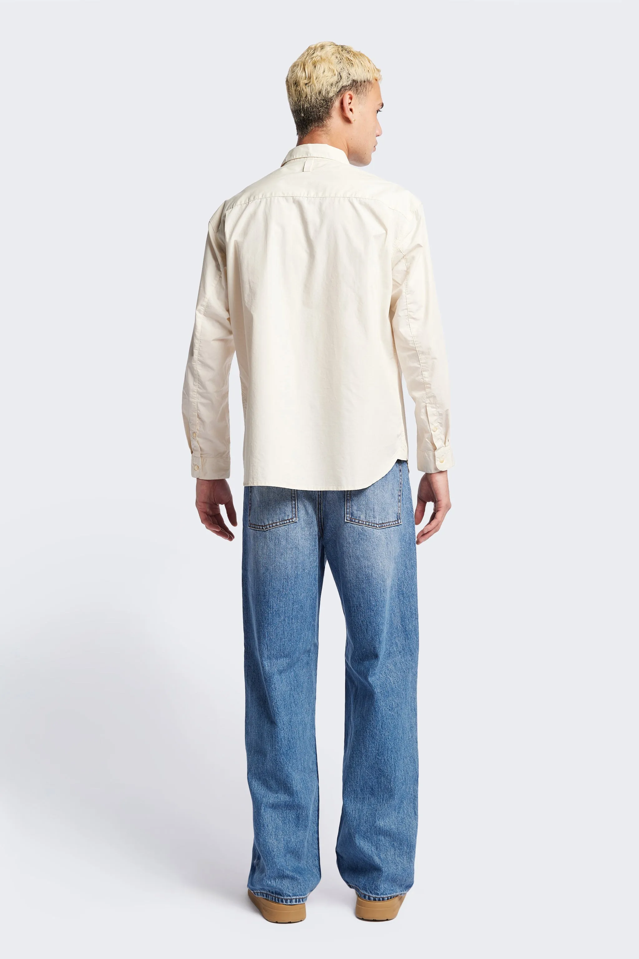 Iberia Long Sleeve Shirt Ecru sold by Kloke product image thumbnail 4