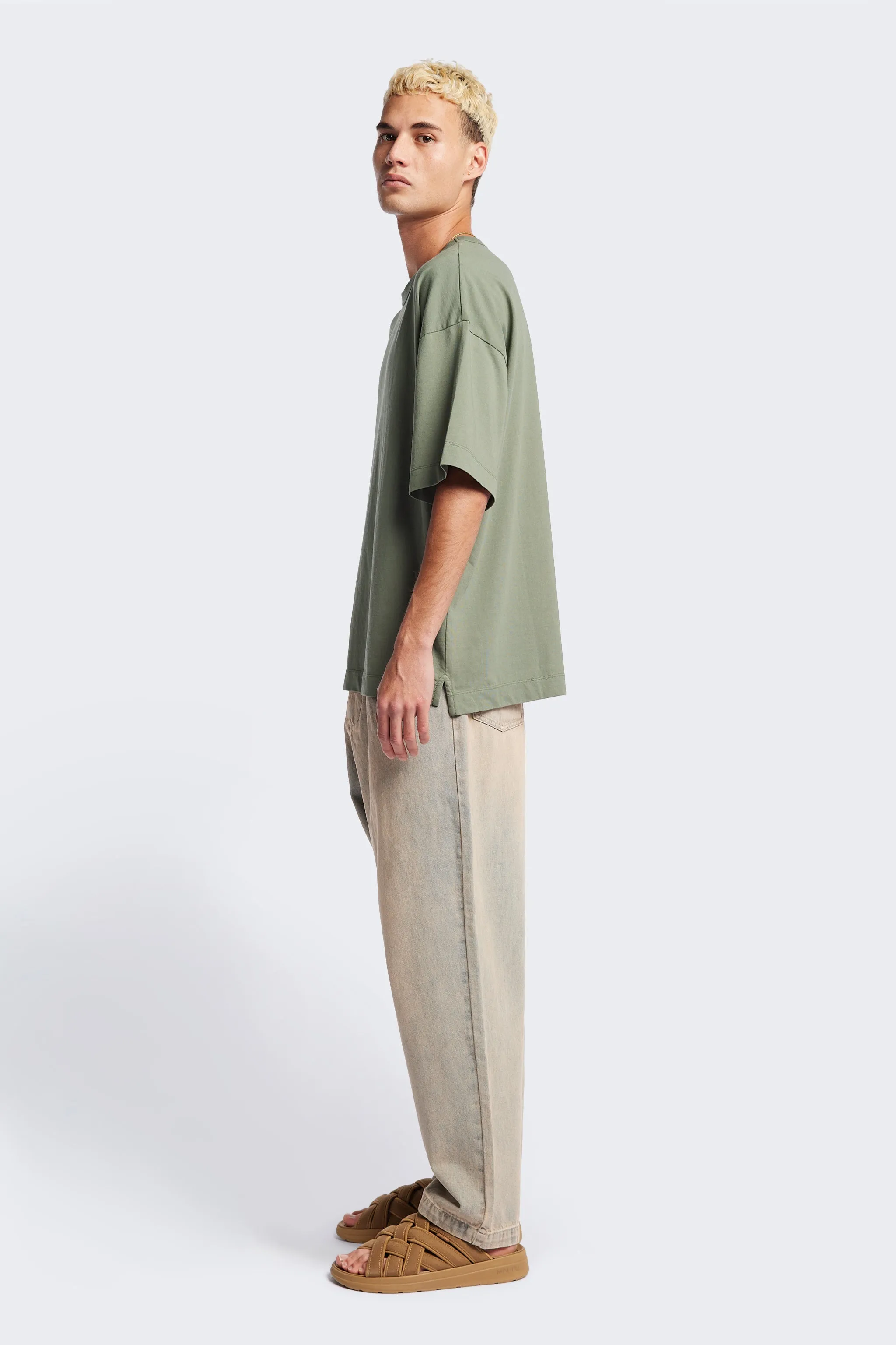 Fragment Denim Pleat Pant Blue Pink Fade sold by Kloke product image thumbnail 4