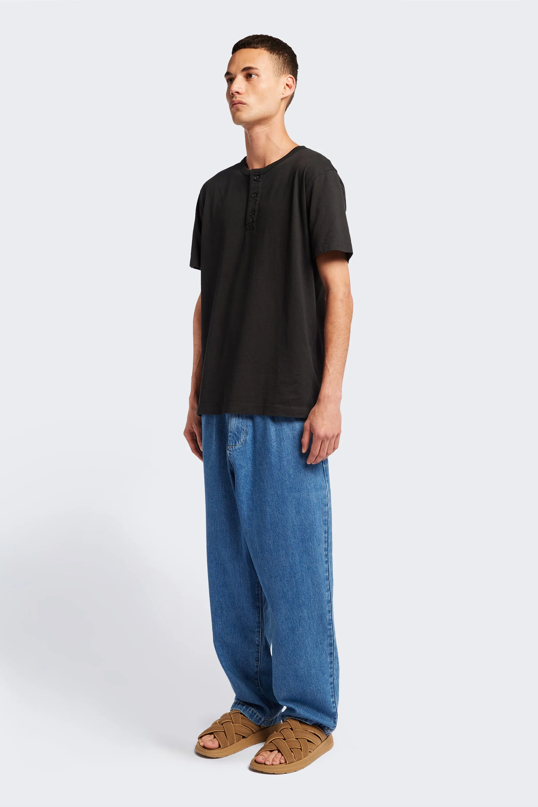 Stratus Henley T-Shirt Vintage Black sold by Kloke product image thumbnail 2