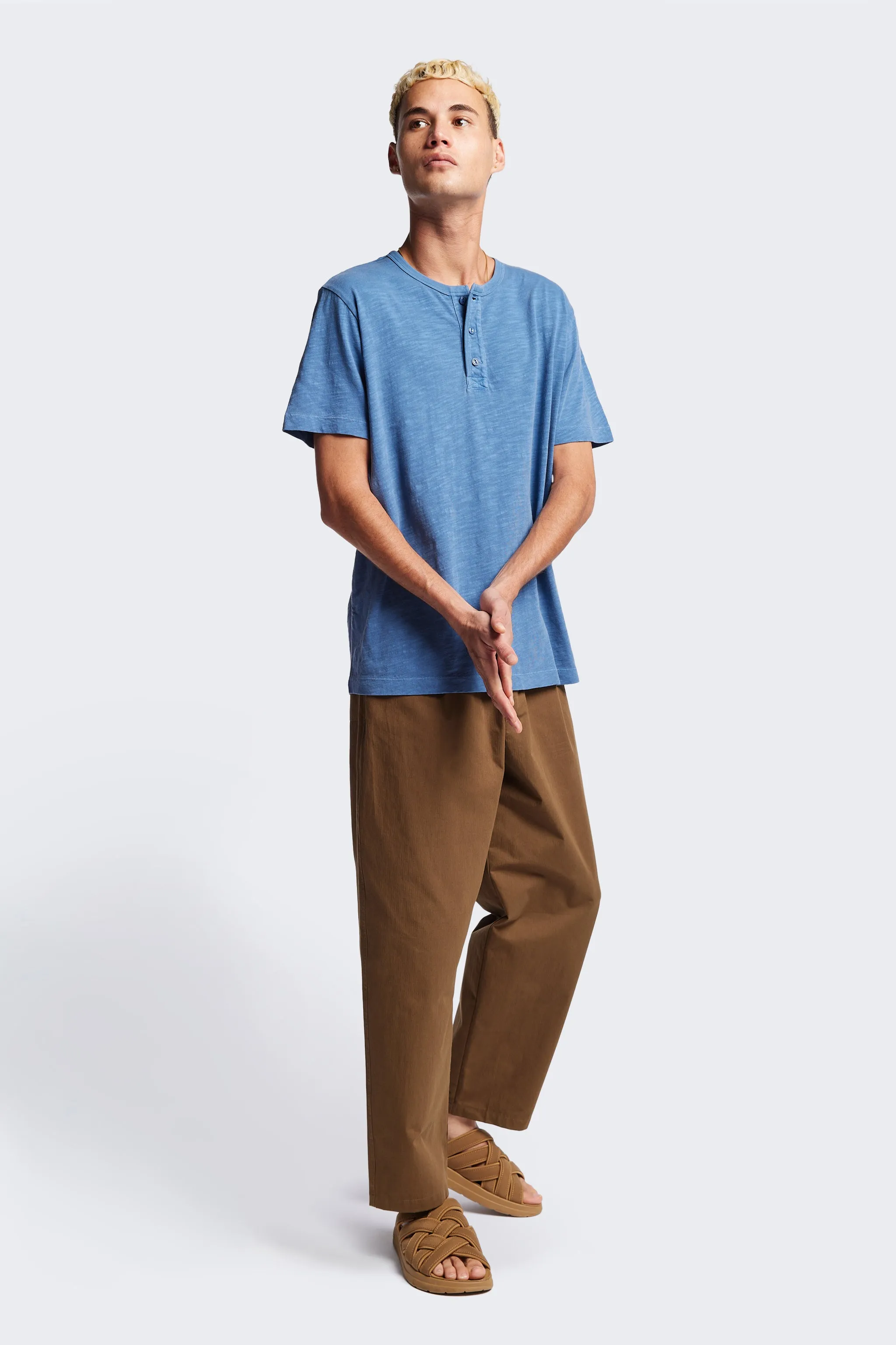 Stratus Henley T-Shirt Blue sold by Kloke product image thumbnail 5