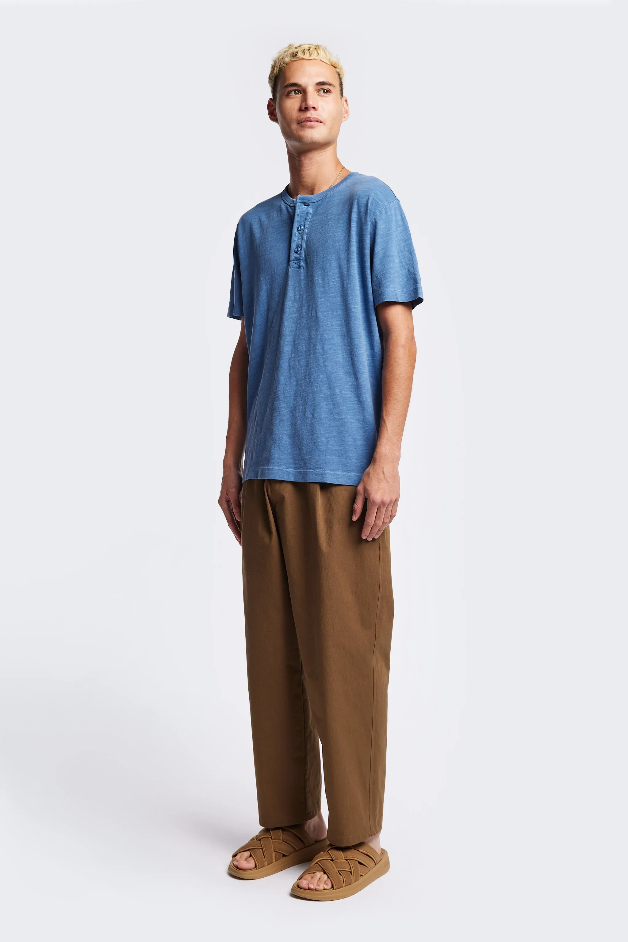 Stratus Henley T-Shirt Blue sold by Kloke product image thumbnail 2