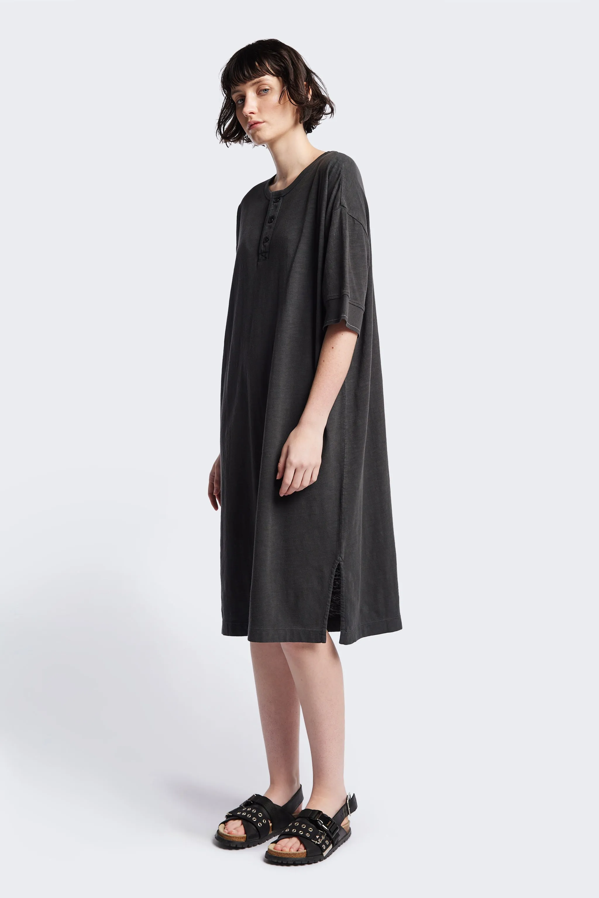Treatise Henley Dress Vintage Black sold by Kloke product image thumbnail 2