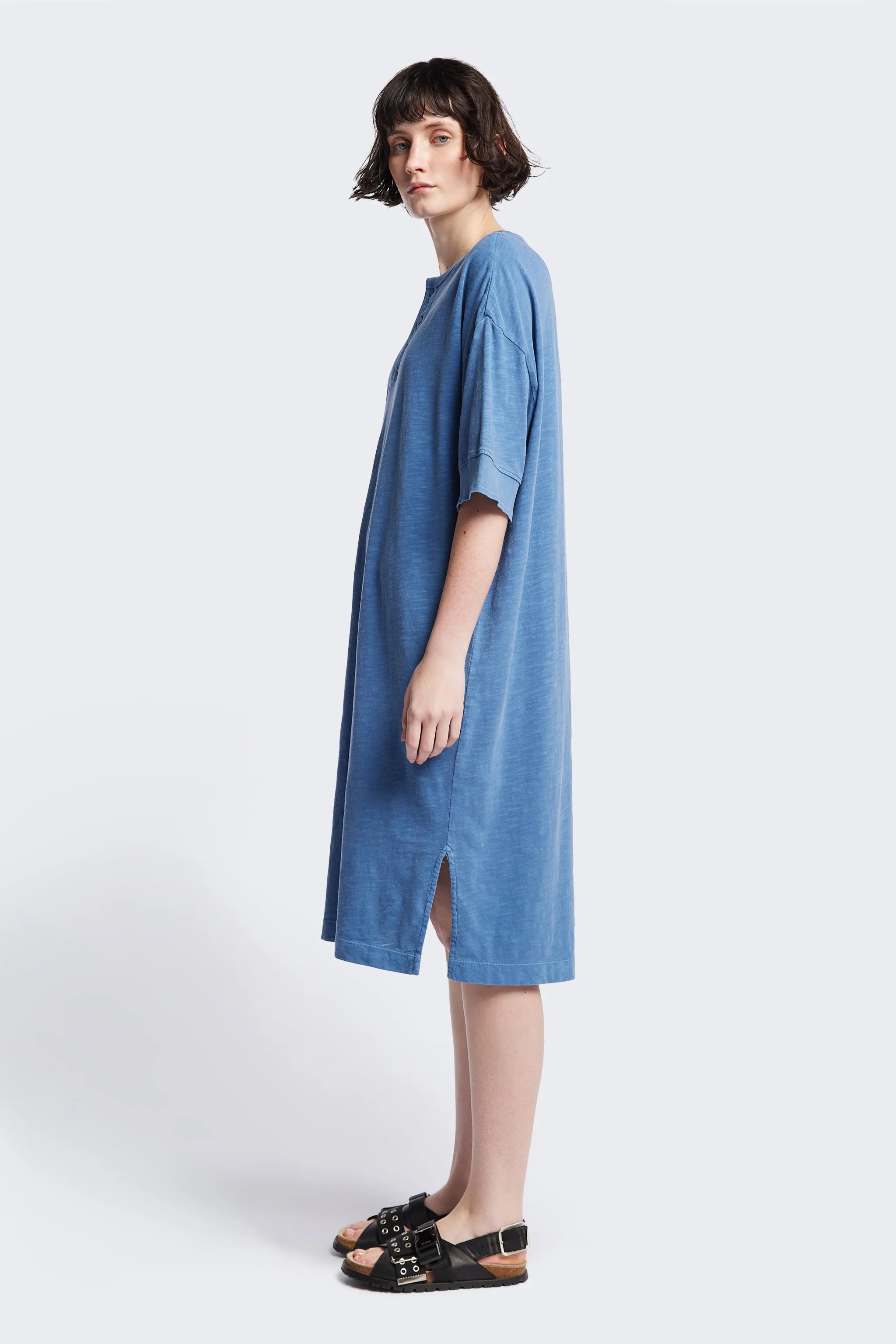 Treatise Henley Dress Blue sold by Kloke product image thumbnail 4