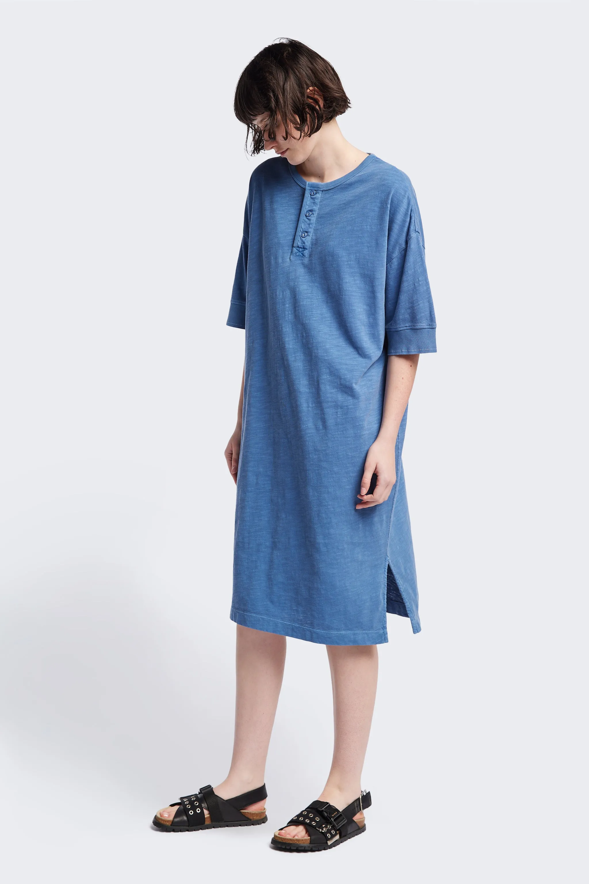 Treatise Henley Dress Blue sold by Kloke product image thumbnail 3