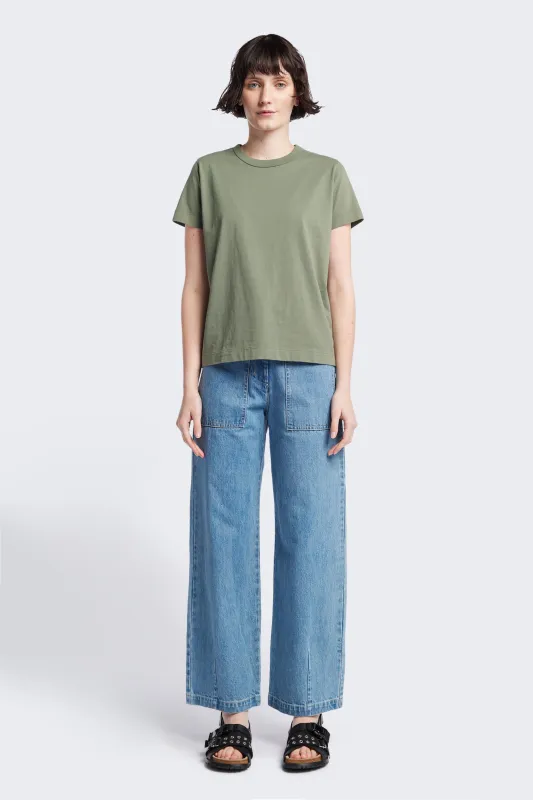 Oceania Tee Sage Green made by Kloke