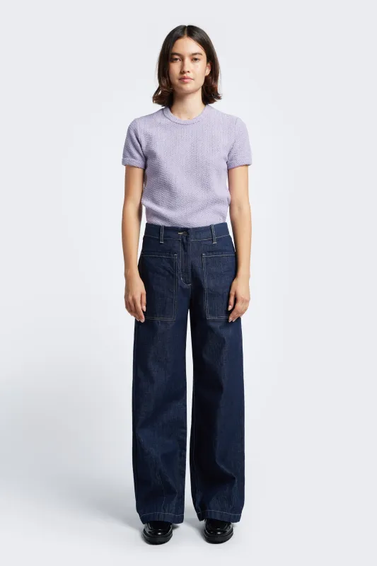 Interval Front Pocket Jean Dark Indigo made by Kloke