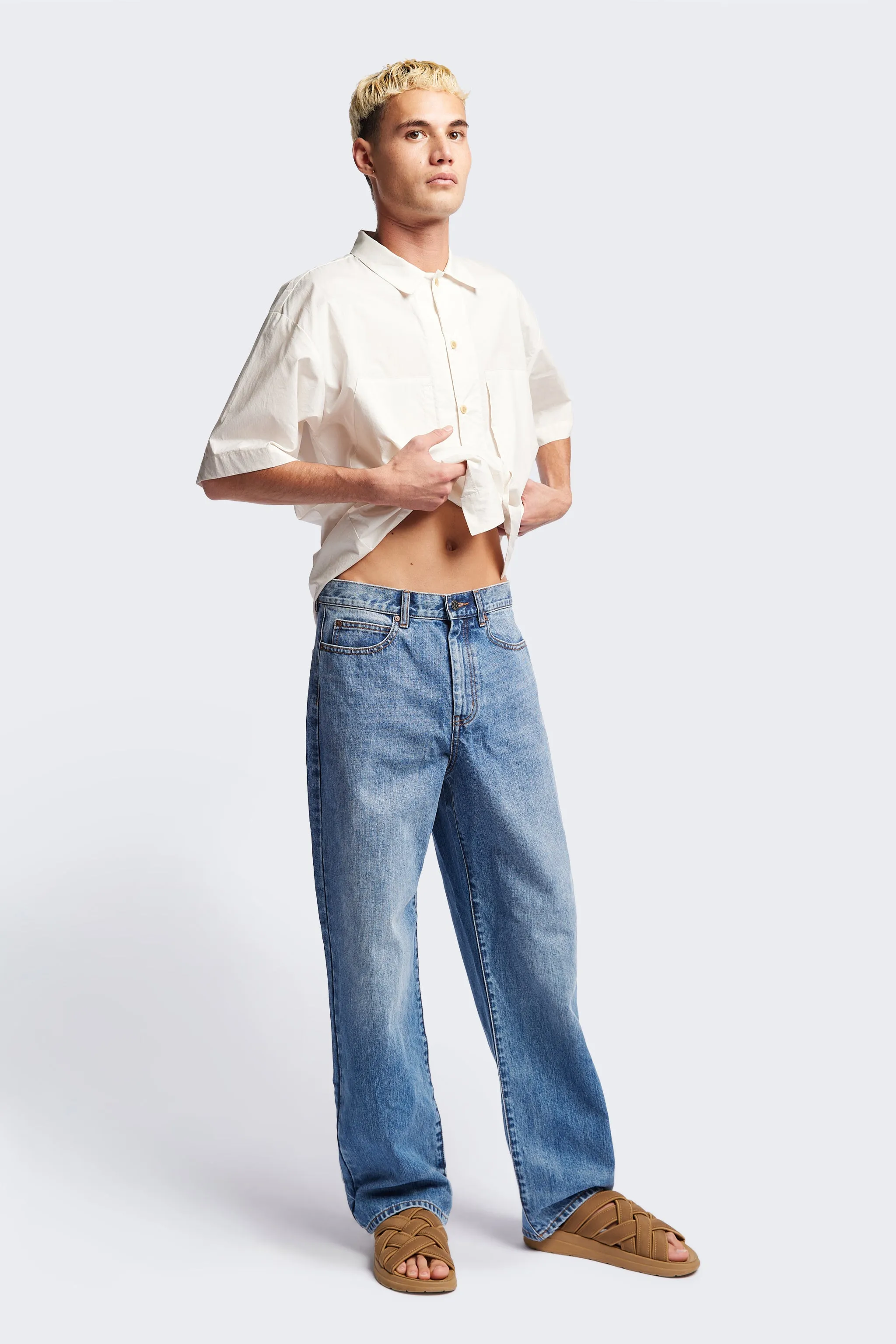 Sworn Denim Jean Mid Blue Fade sold by Kloke product image thumbnail 5