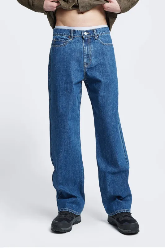 Sworn Denim Jean Mid-Wash Denim sold by Kloke
