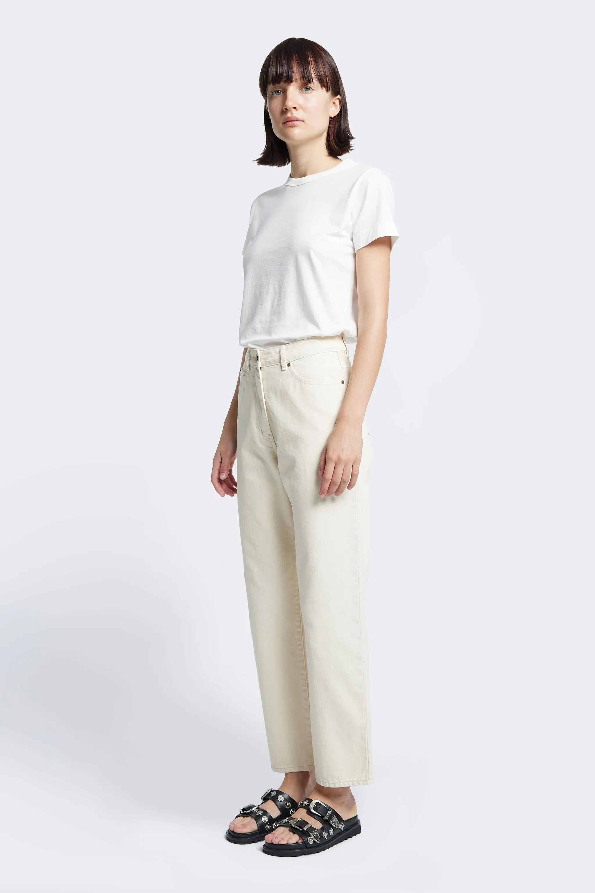 Evade Straight Leg Jean Ecru sold by Kloke product image thumbnail 4