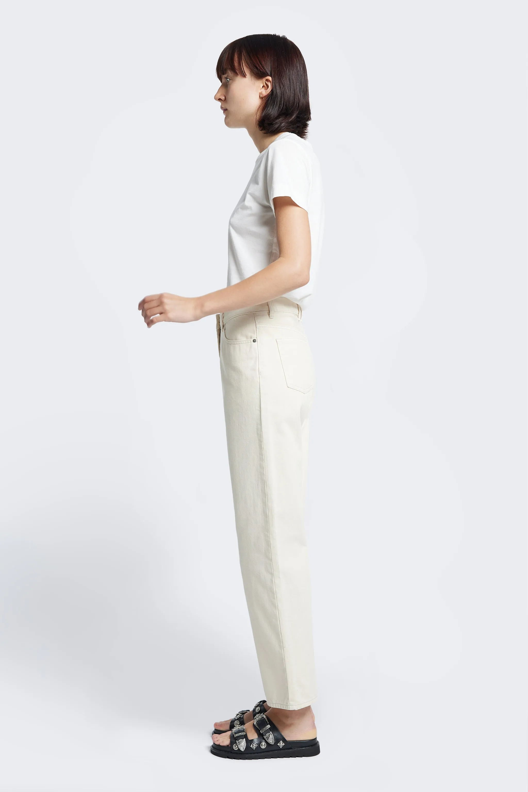 Evade Straight Leg Jean Ecru sold by Kloke product image thumbnail 5