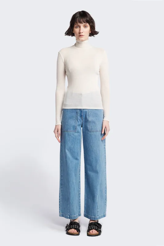 Interval Front Pocket Jean Light Blue made by Kloke