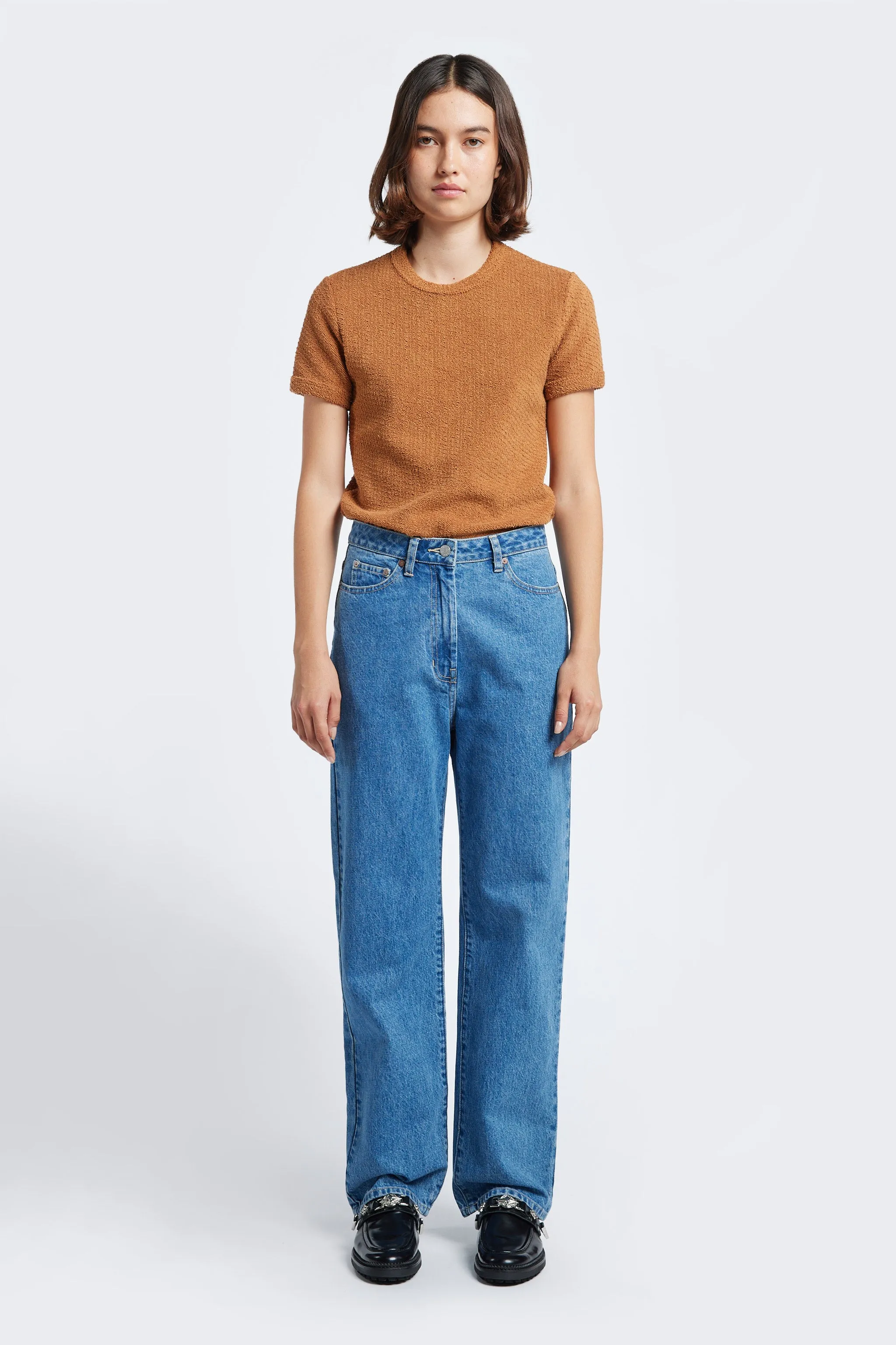 Evade Straight Leg Jean Mid-Wash sold by Kloke