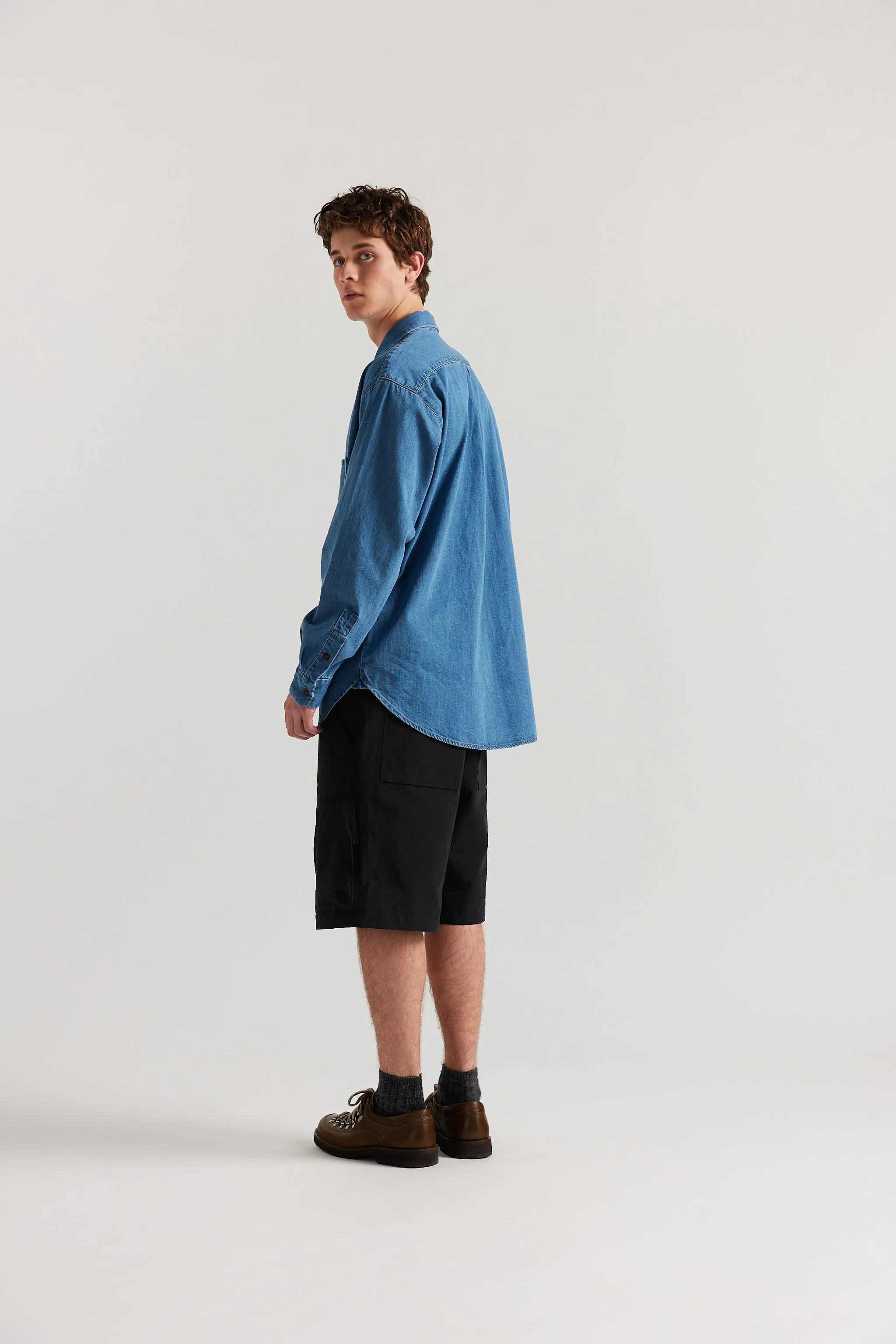 Finite Denim Shirt Mid Wash sold by Kloke product image thumbnail 3