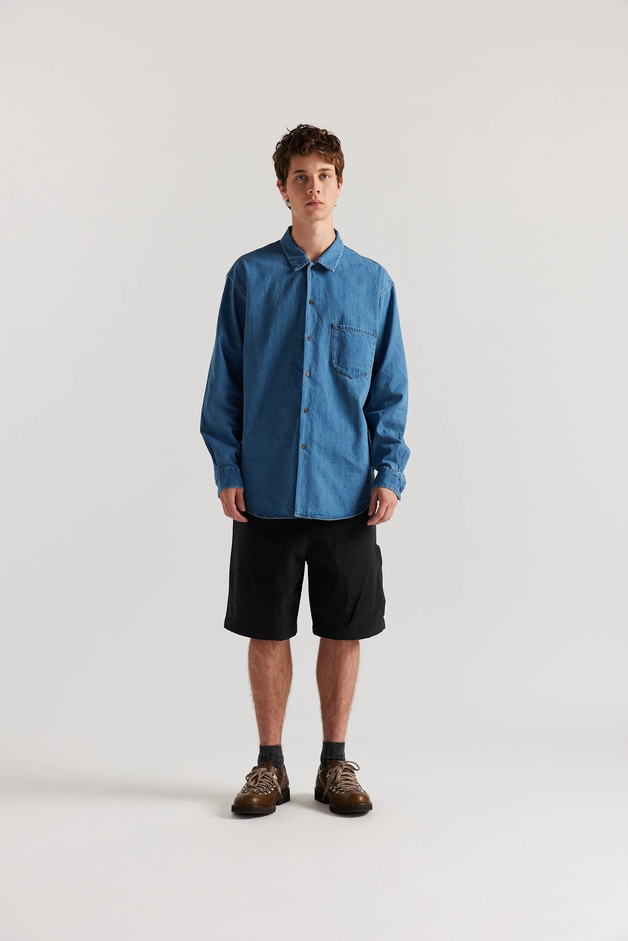 Finite Denim Shirt Mid Wash sold by Kloke product image thumbnail 2
