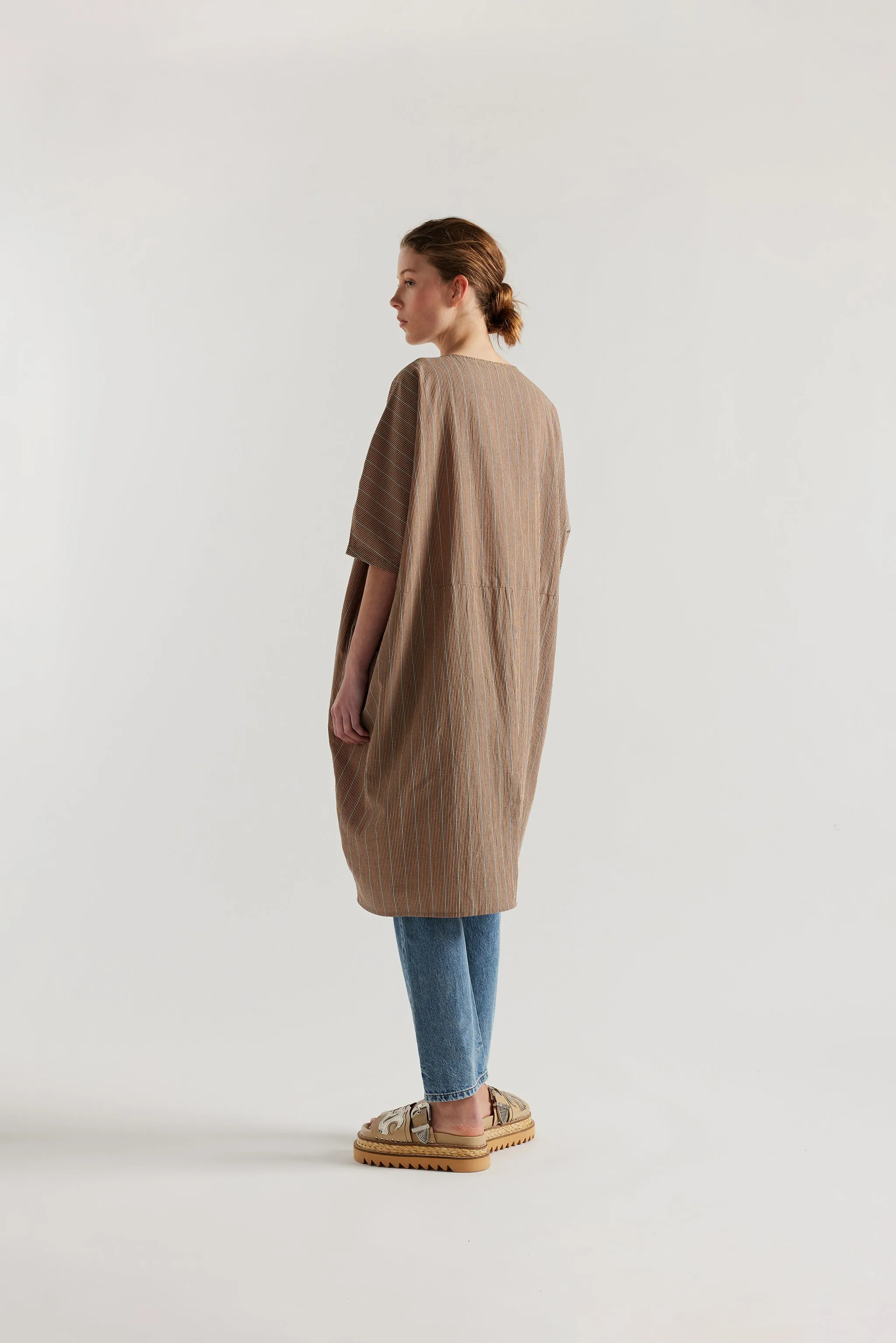 Yielding Dress Clay Stripe sold by Kloke product image thumbnail 2