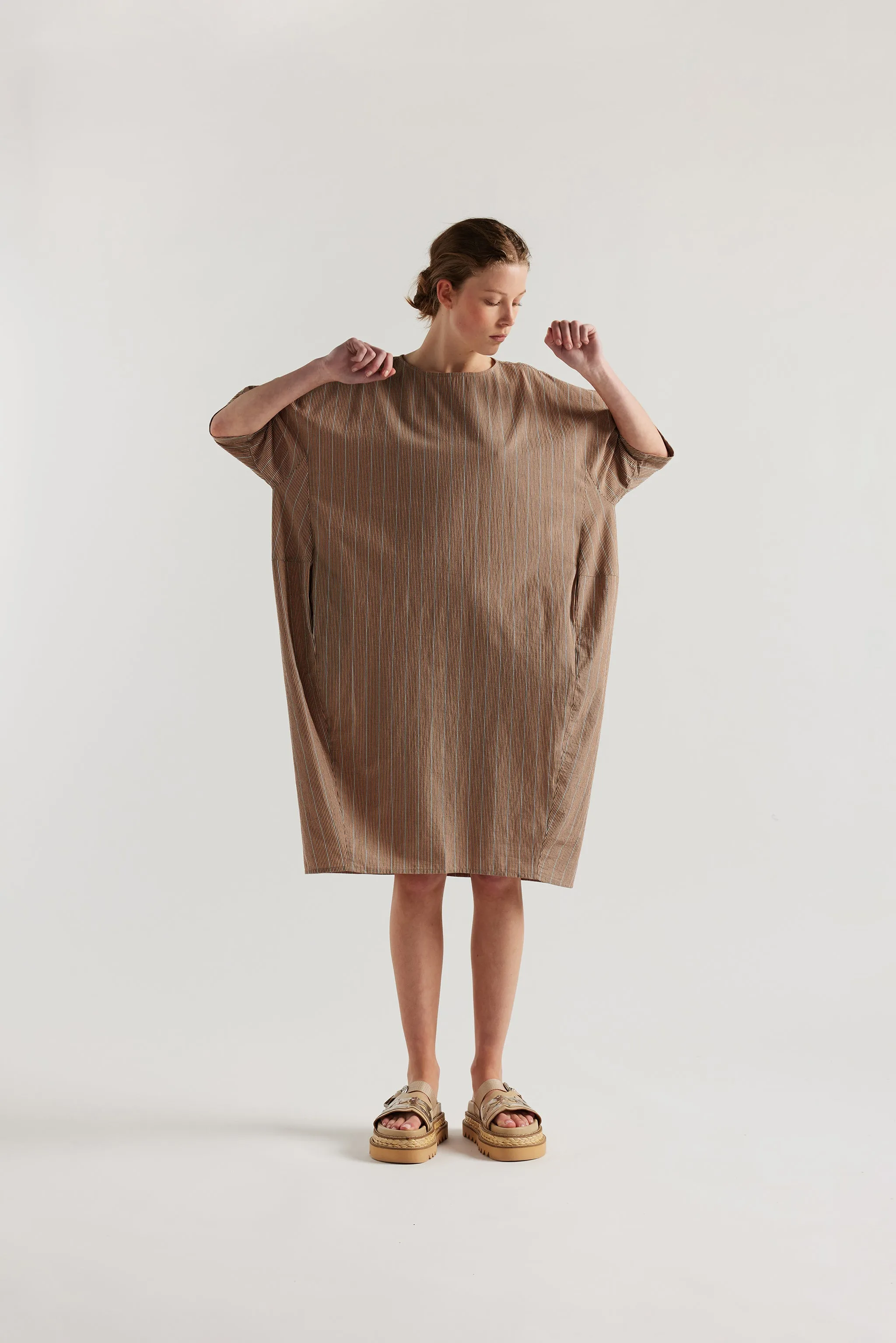 Yielding Dress Clay Stripe sold by Kloke product image thumbnail 3