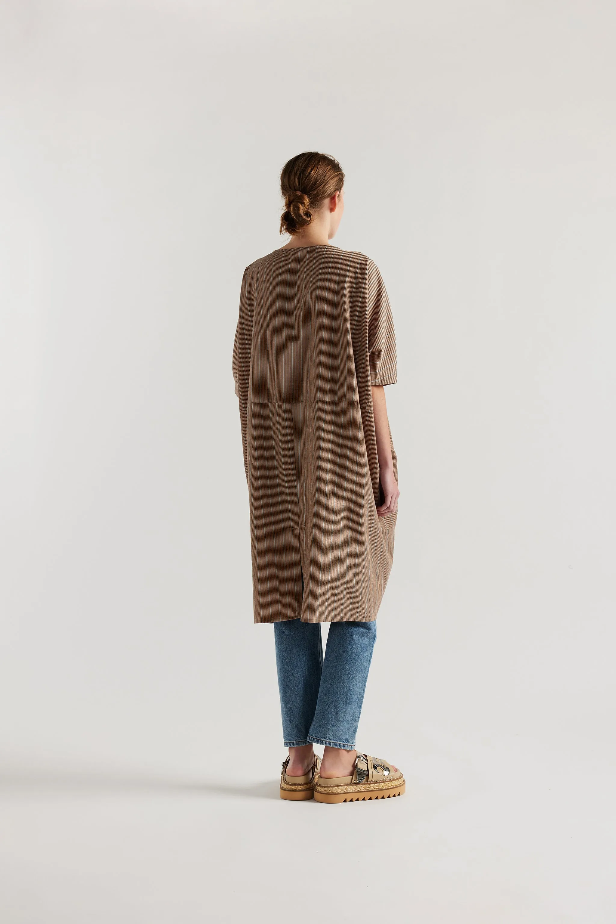 Yielding Dress Clay Stripe sold by Kloke product image thumbnail 5