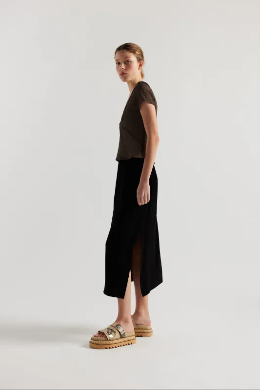 Umbra Skirt Black sold by Kloke