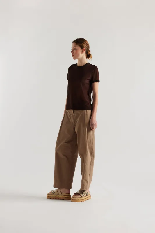 Ethereal Tee Brown made by Kloke