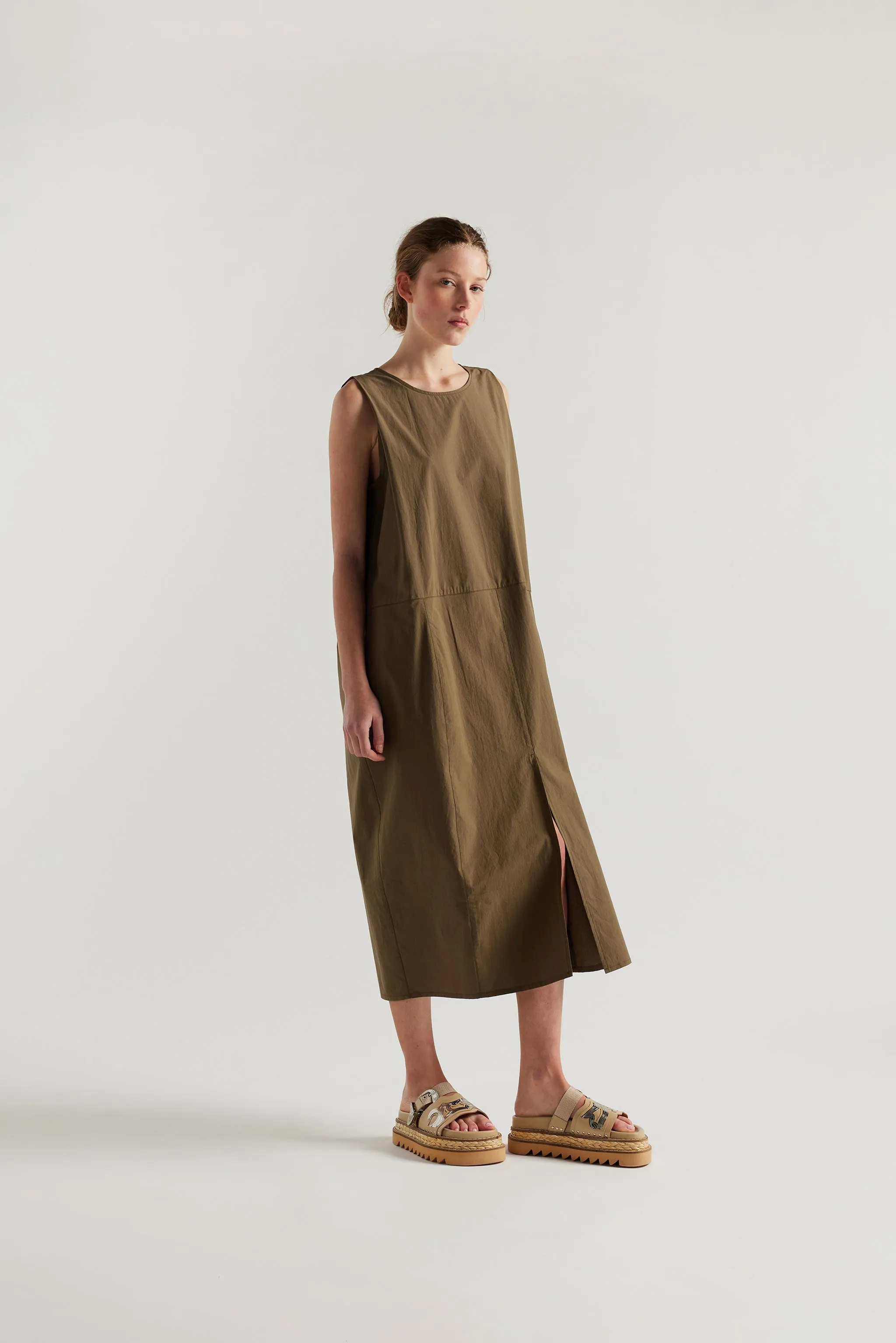 Aureole Dress Olive sold by Kloke product image thumbnail 2
