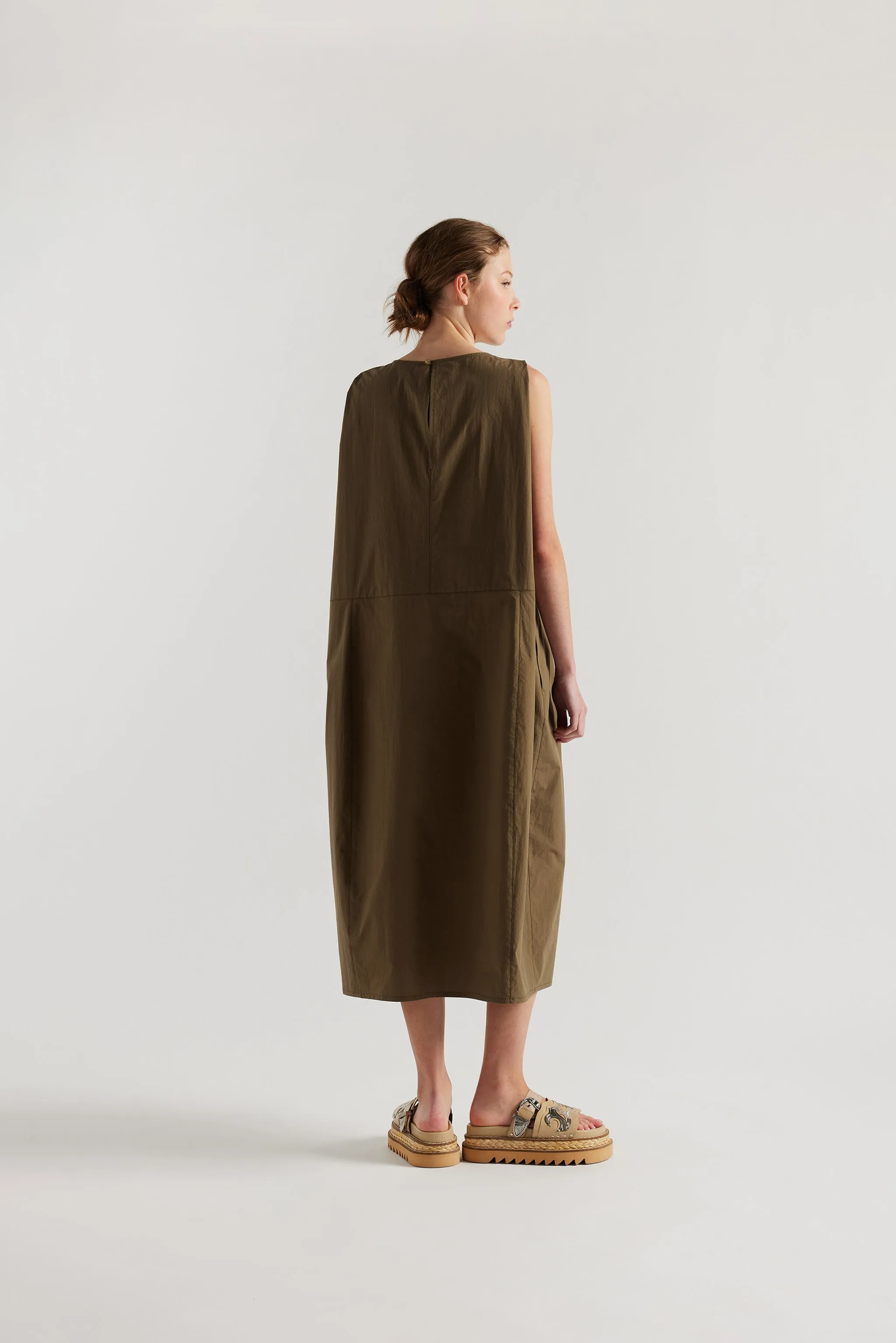 Aureole Dress Olive sold by Kloke product image thumbnail 4