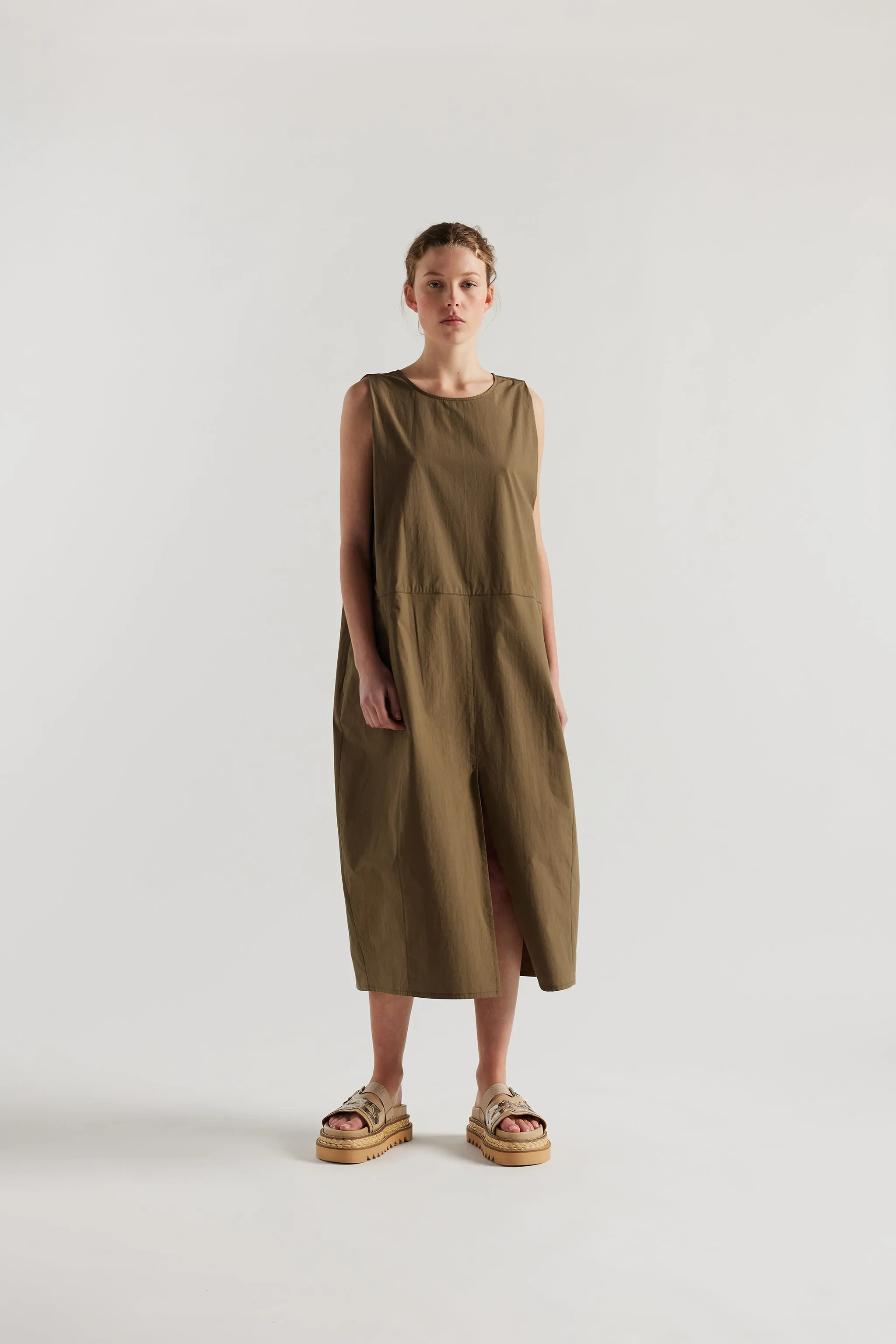 Aureole Dress Olive sold by Kloke product image thumbnail 3