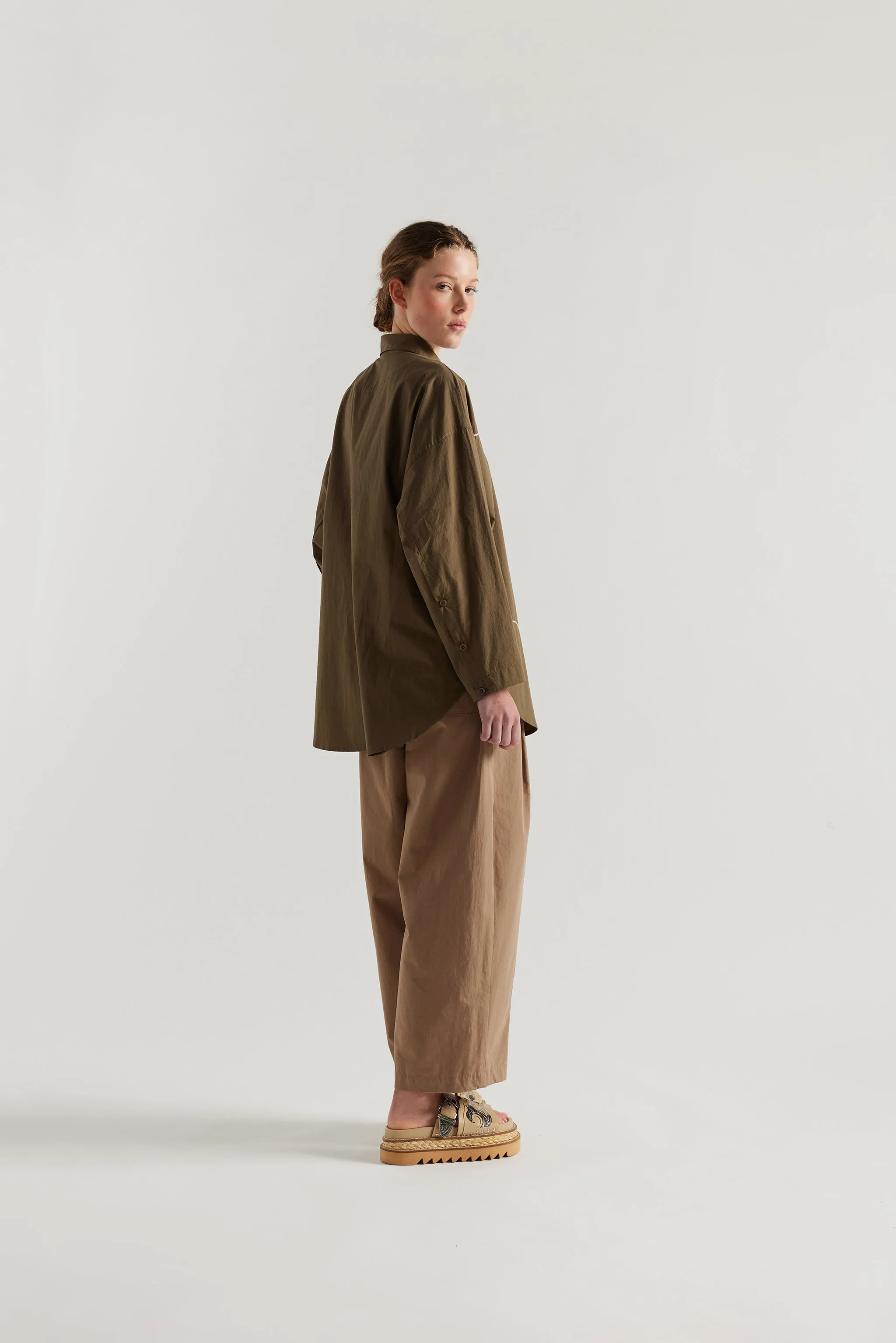 Ache Embroidered Shirt Olive sold by Kloke product image thumbnail 4