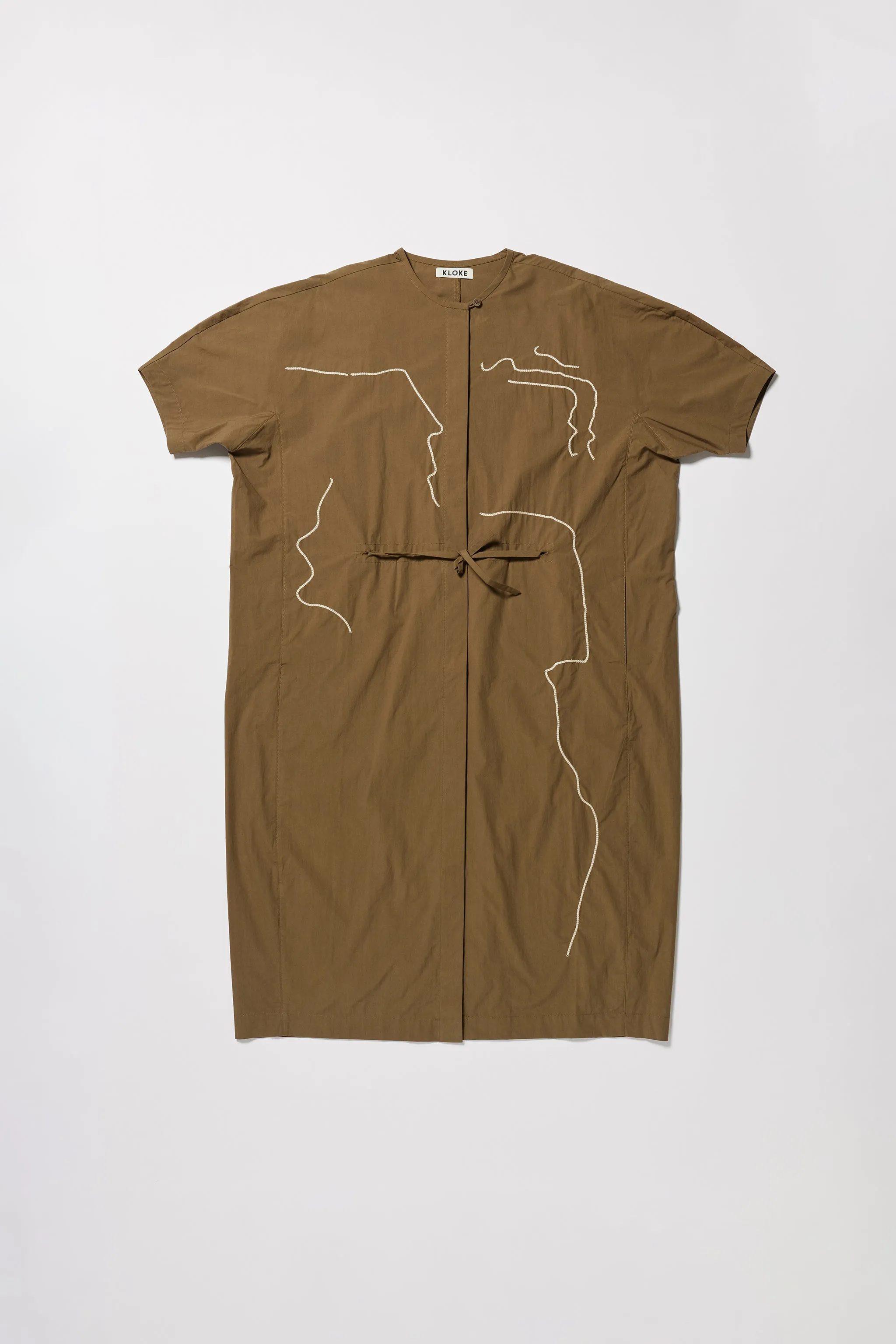 Pensive Embroidered Dress Olive sold by Kloke product image thumbnail 2