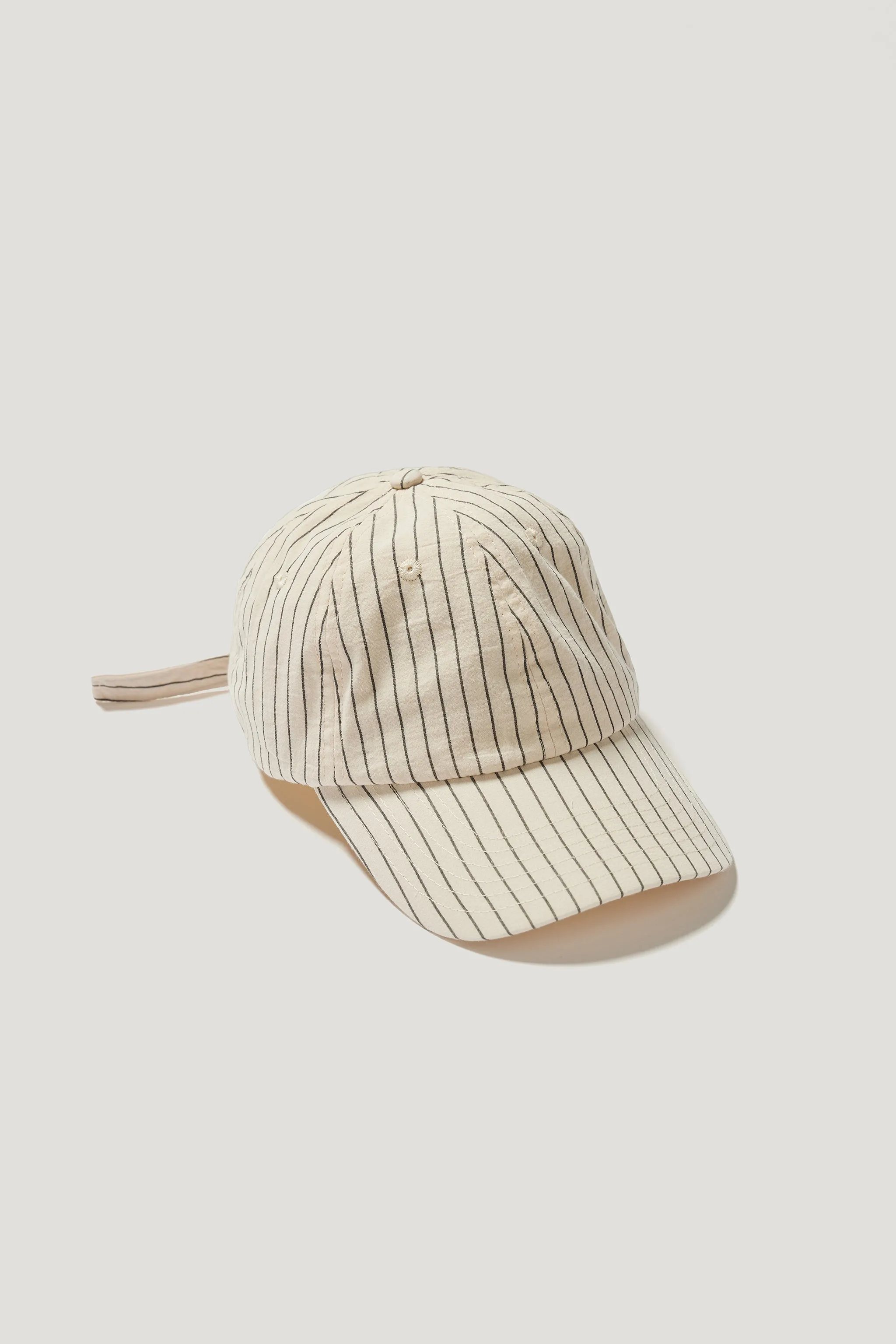 Still Cap Ecru Pin Stripe sold by Kloke