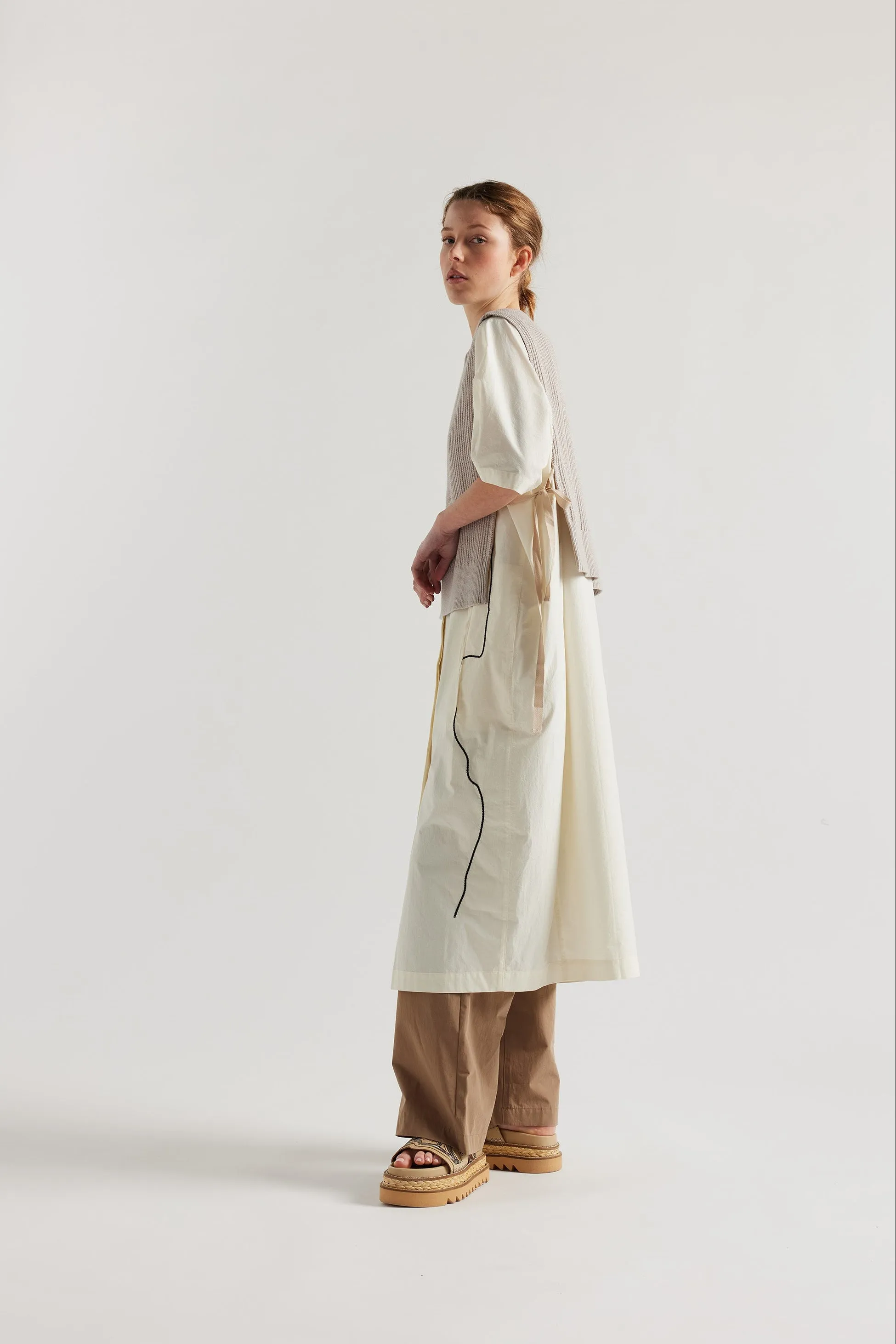 Cusp Knit Vest Dove Grey sold by Kloke product image thumbnail 2