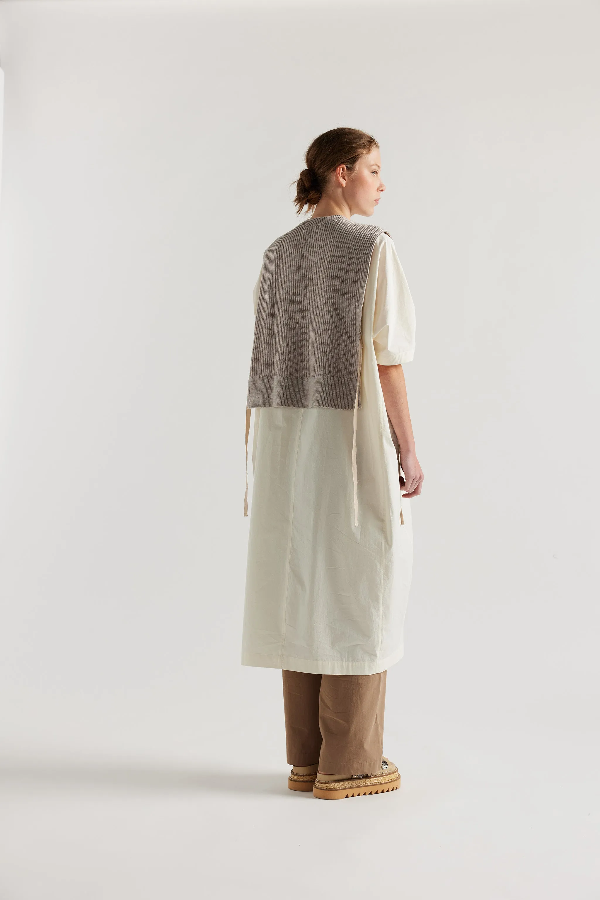 Cusp Knit Vest Dove Grey sold by Kloke product image thumbnail 4