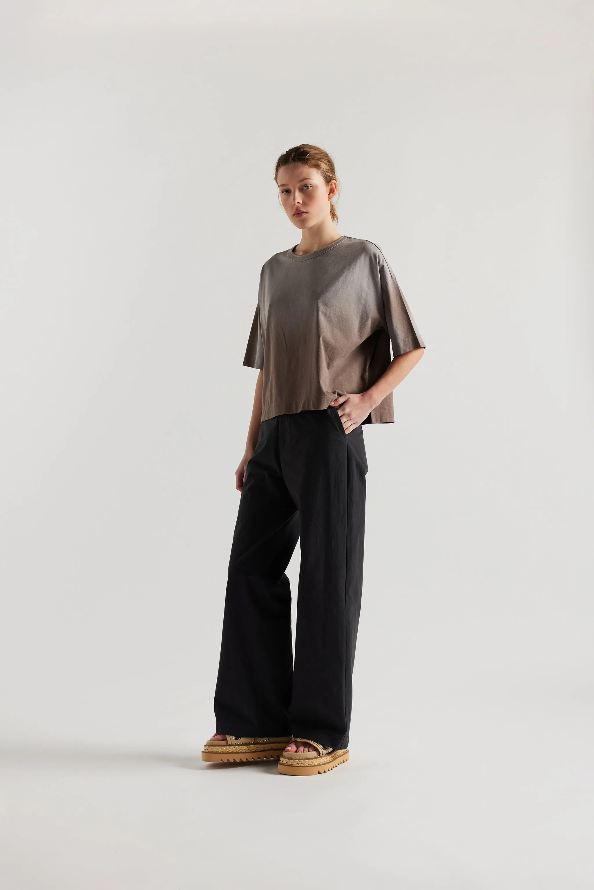 Passage T-Shirt Brown sold by Kloke