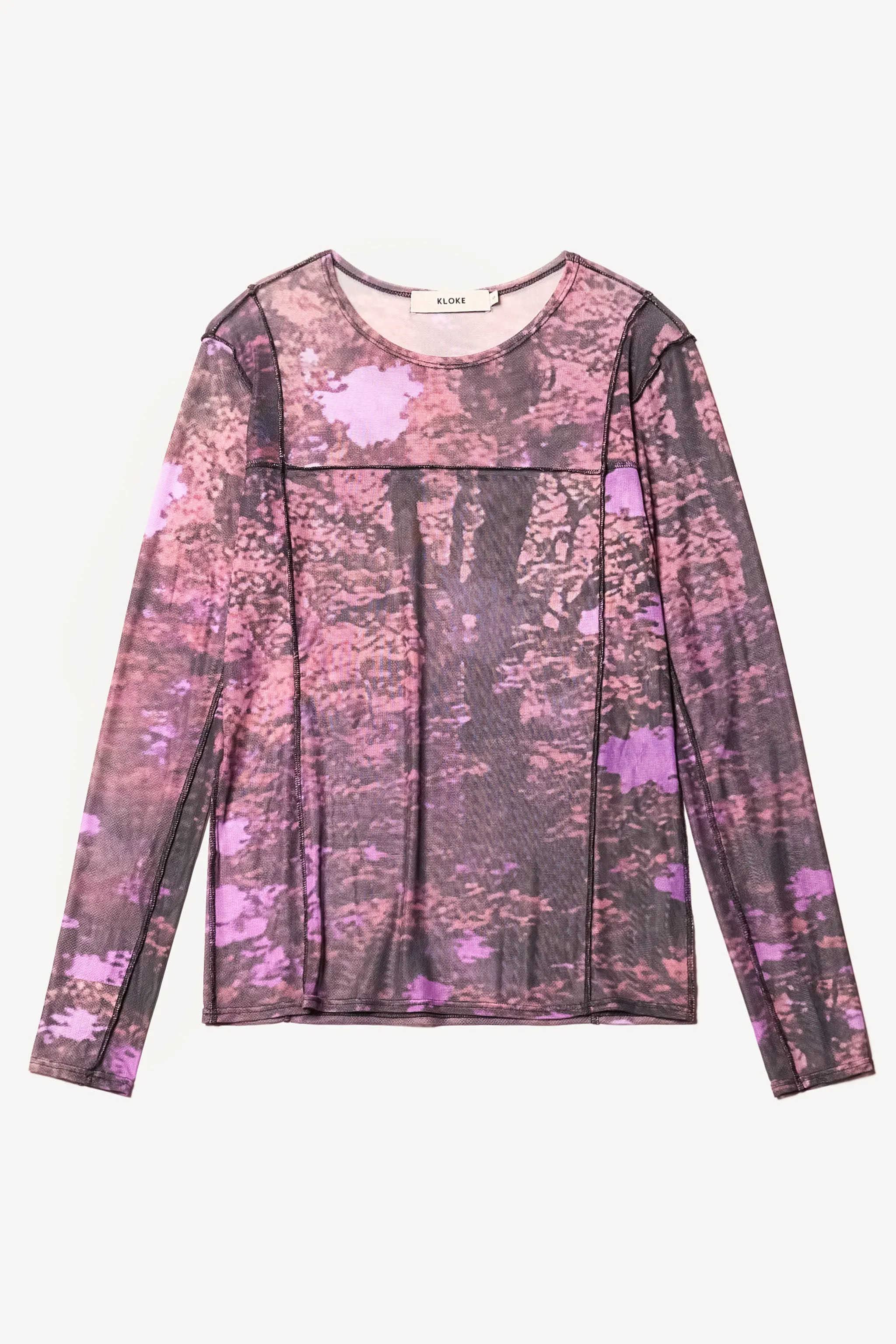 Inlet Stretch Top Purple Print sold by Kloke product image thumbnail 5