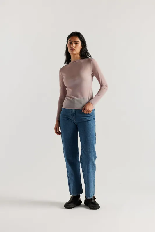 Exist Mesh Top Mauve made by Kloke