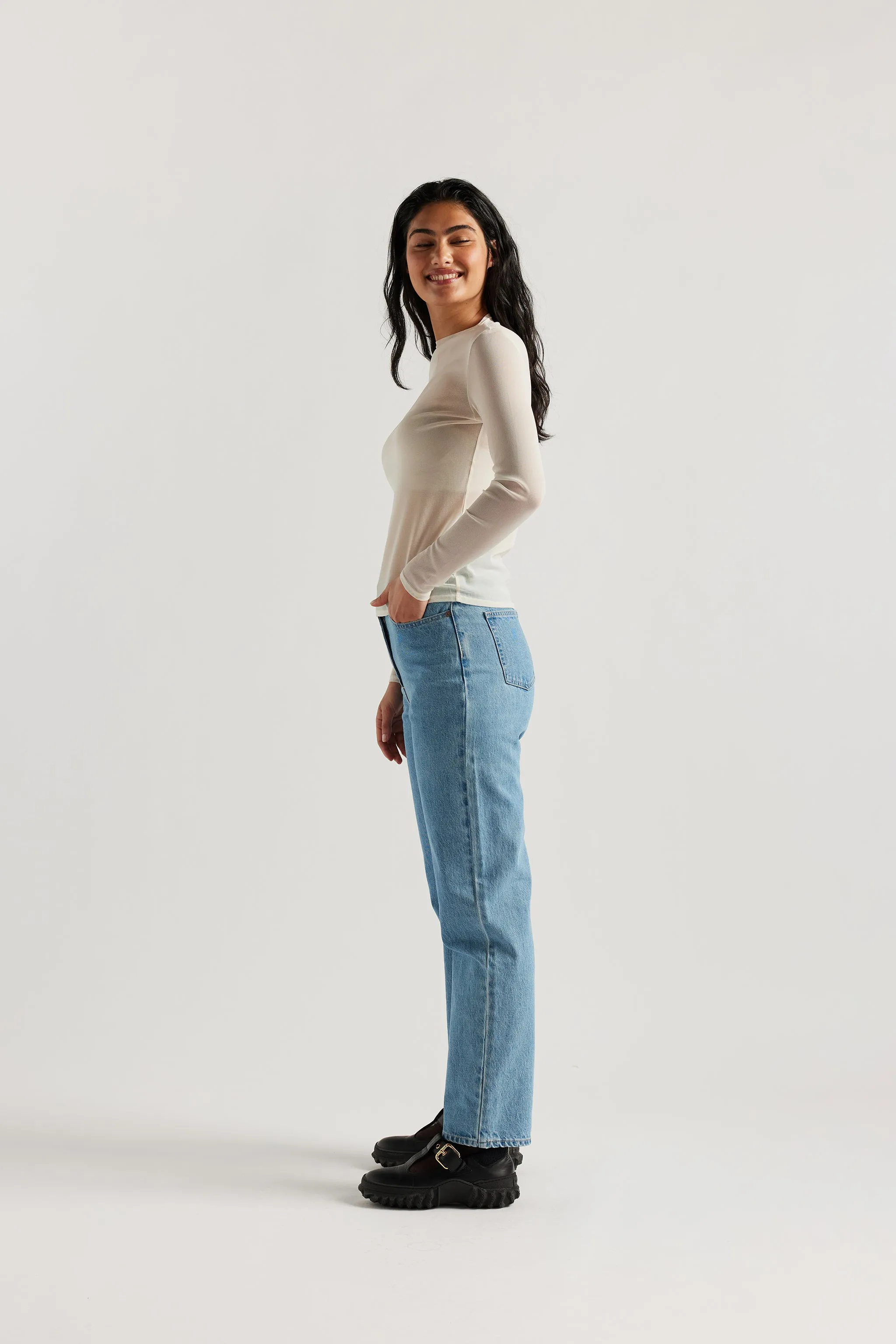 Exist Mesh Top Ecru sold by Kloke product image thumbnail 3