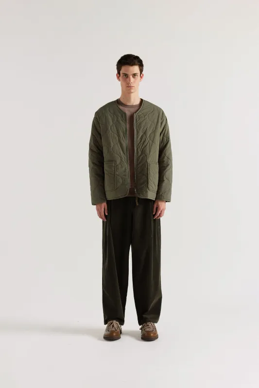 Solstice Reversible Liner Jacket Olive made by Kloke