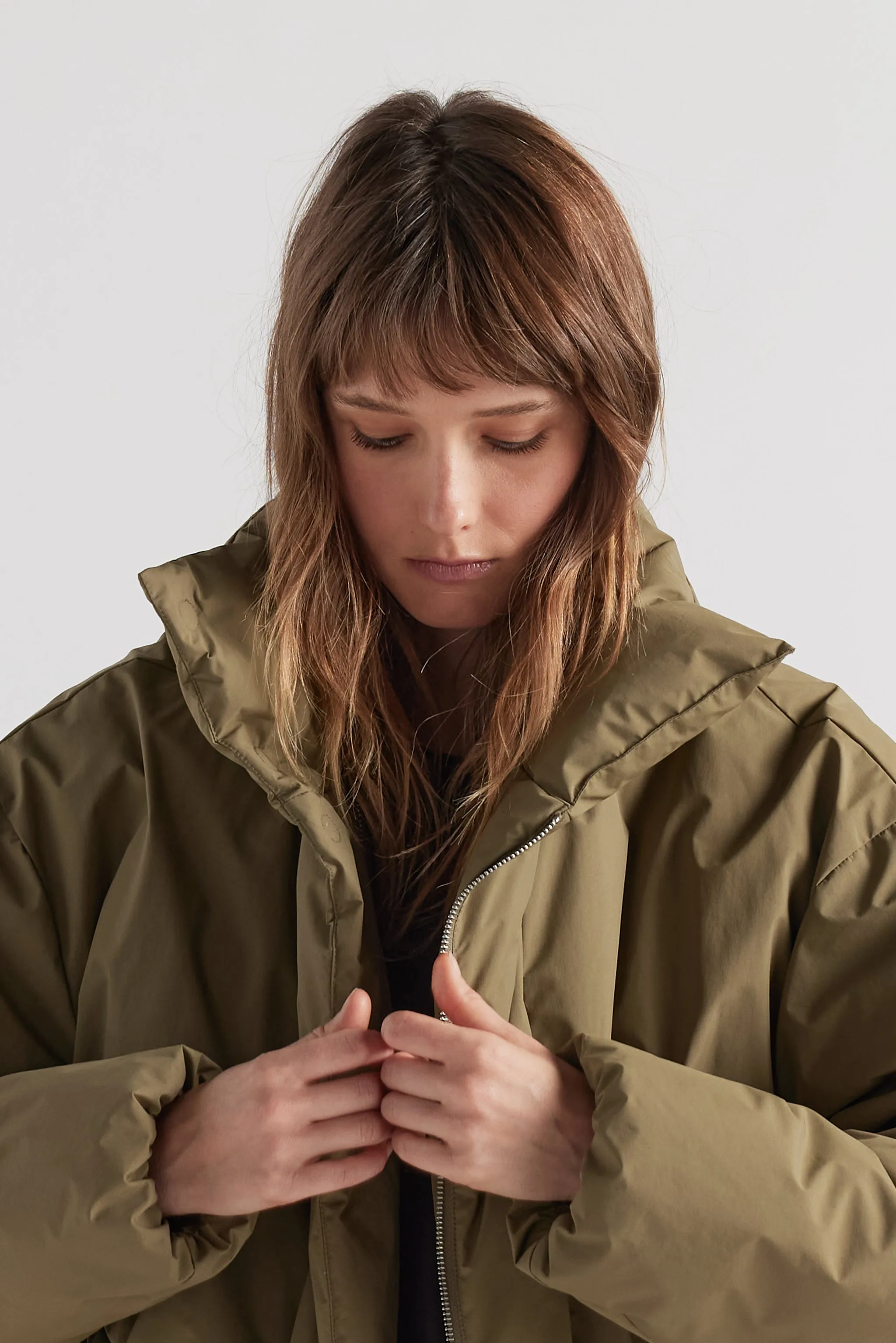 Floating Puffa Coat Olive sold by Kloke product image thumbnail 2