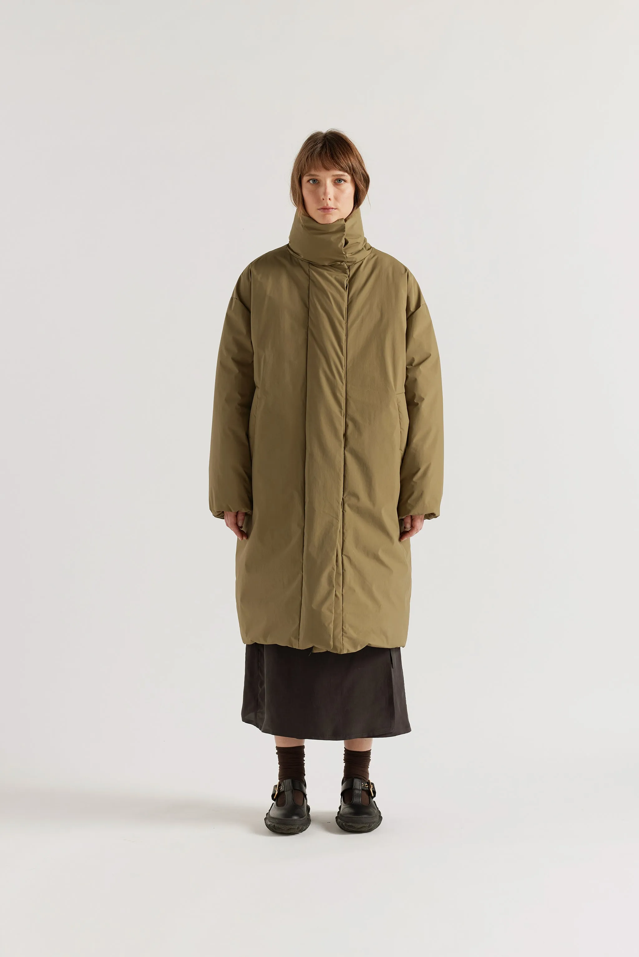 Floating Puffa Coat Olive sold by Kloke product image thumbnail 3