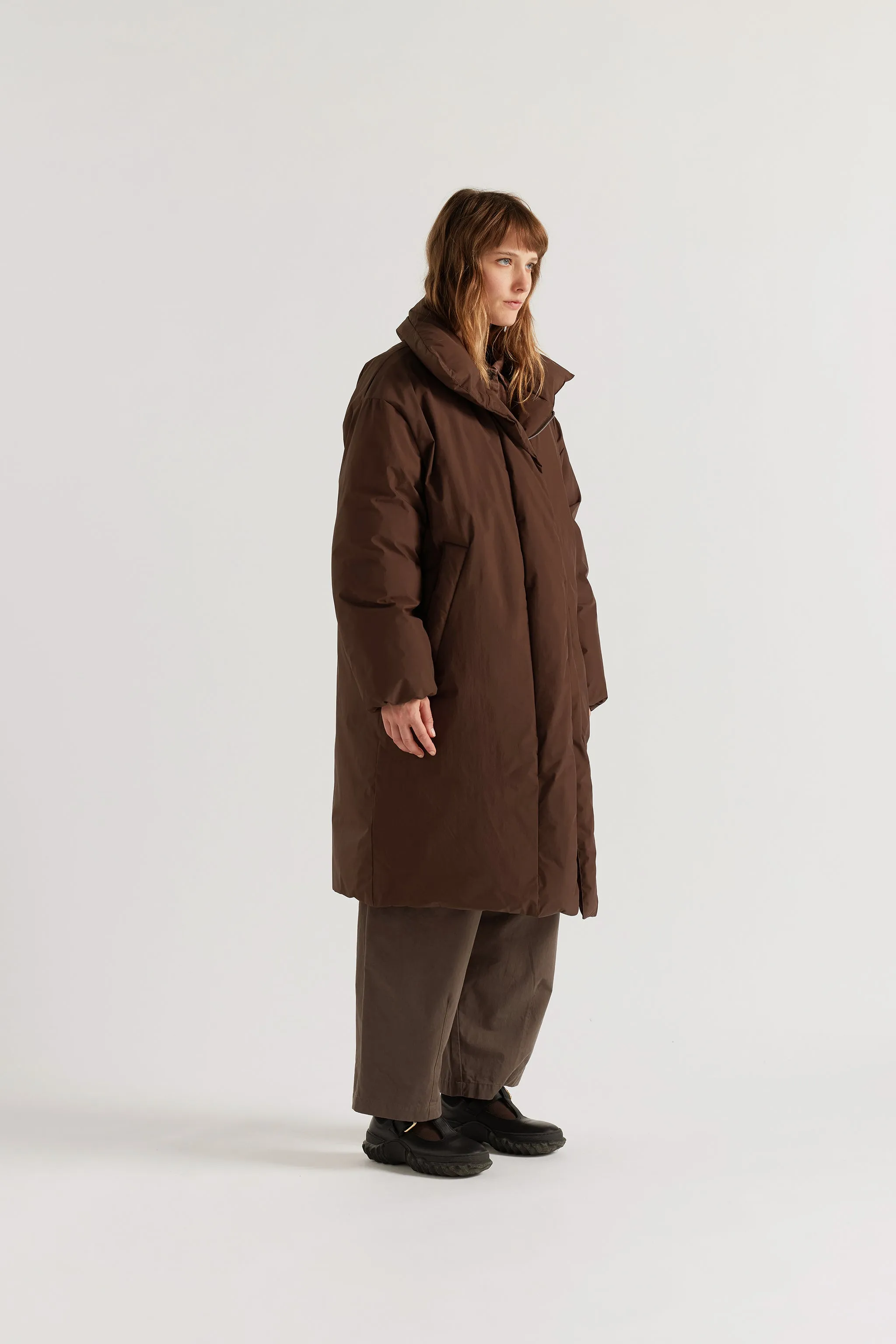 Floating Puffa Coat Dark Chocolate sold by Kloke product image thumbnail 2