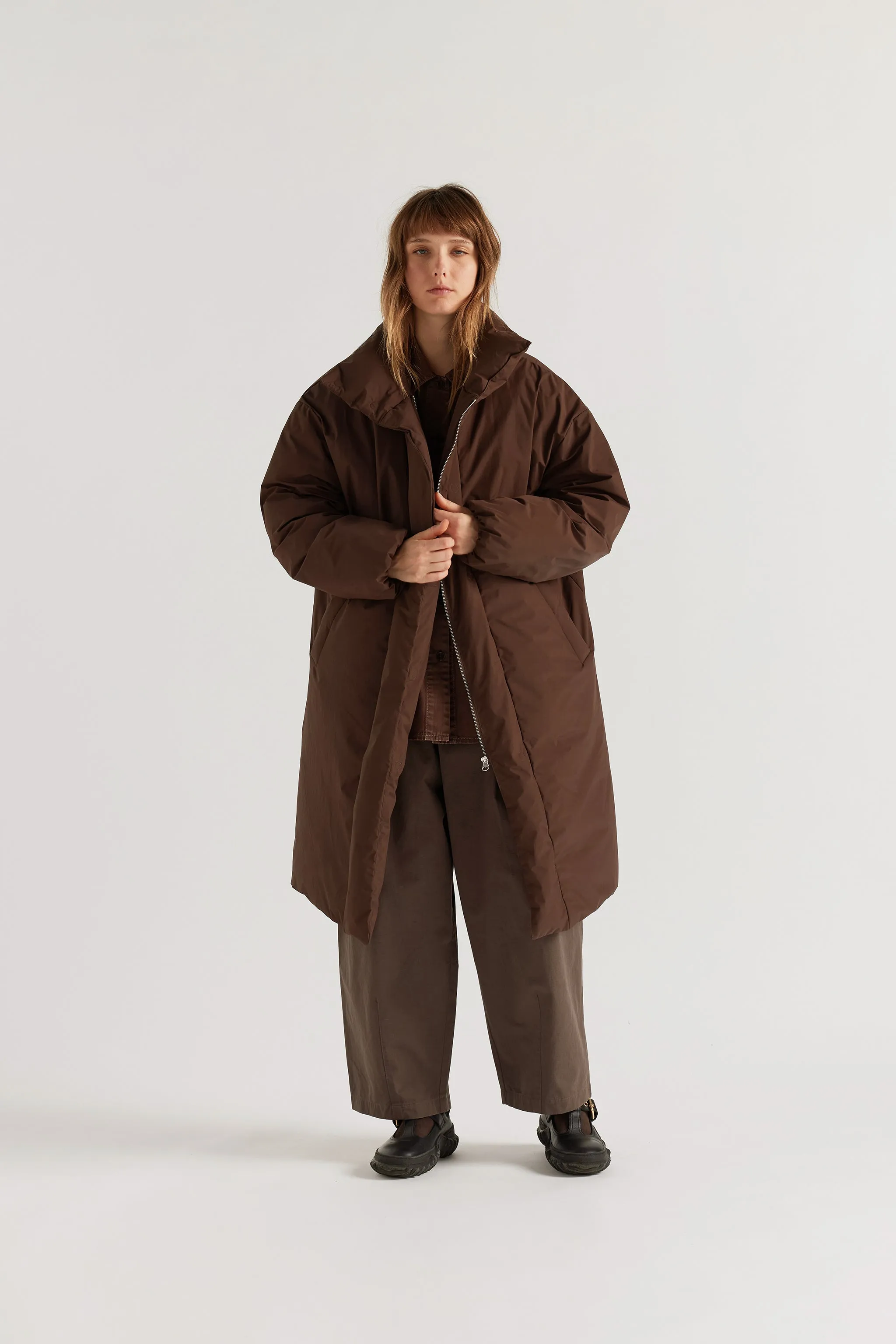 Floating Puffa Coat Dark Chocolate sold by Kloke product image thumbnail 3