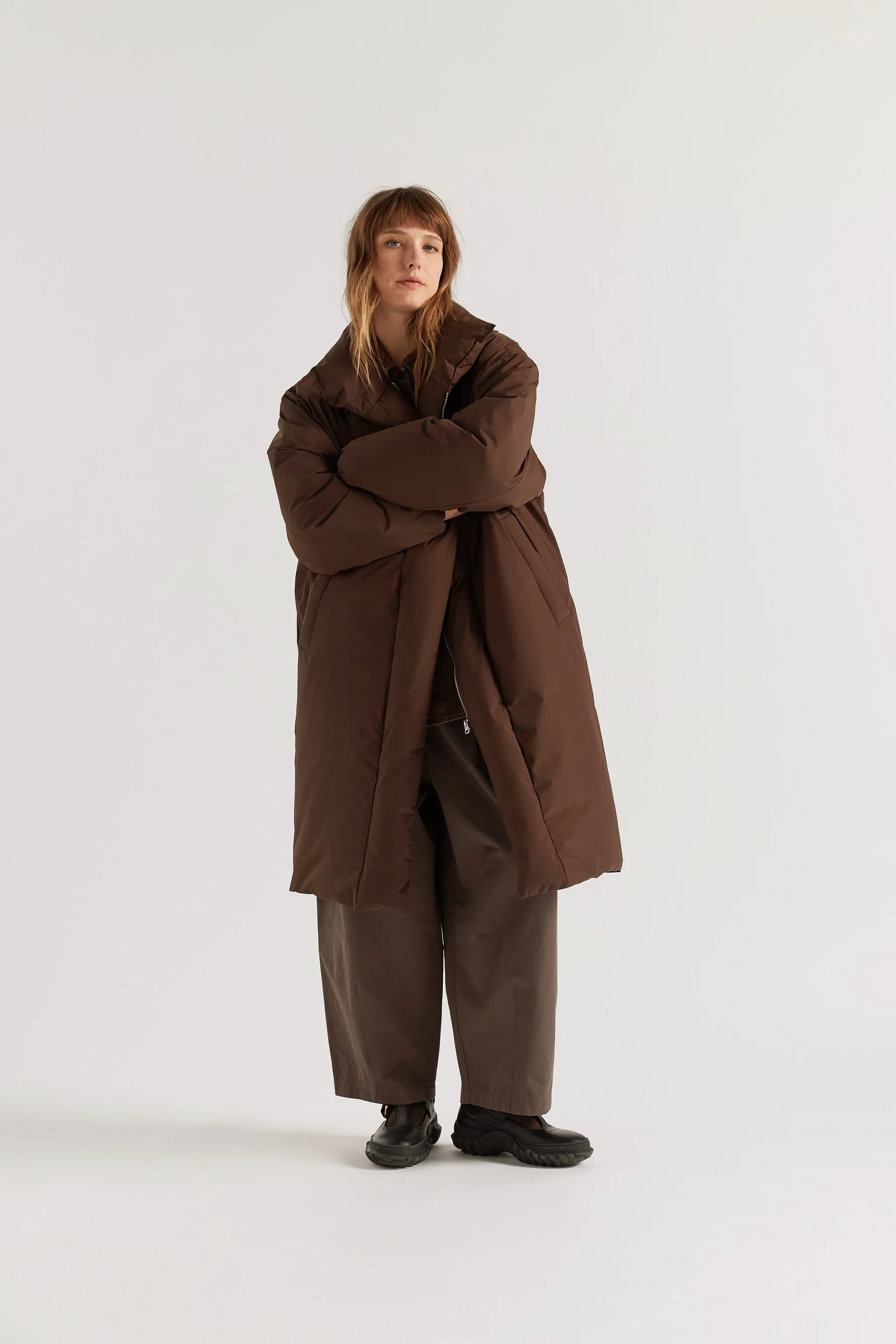 Floating Puffa Coat Dark Chocolate sold by Kloke product image thumbnail 4