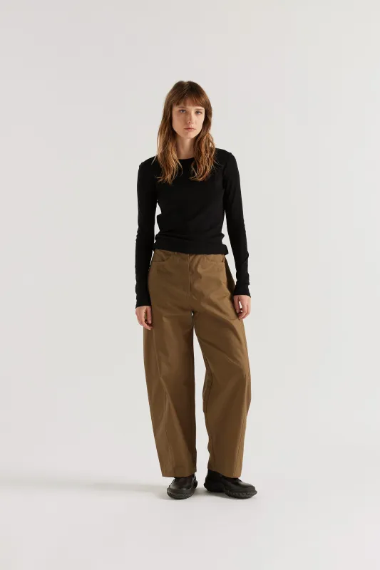 Nacre Pant Olive Tan made by Kloke