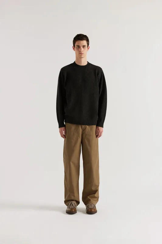 Vellum Knit Sweater Charcoal made by Kloke