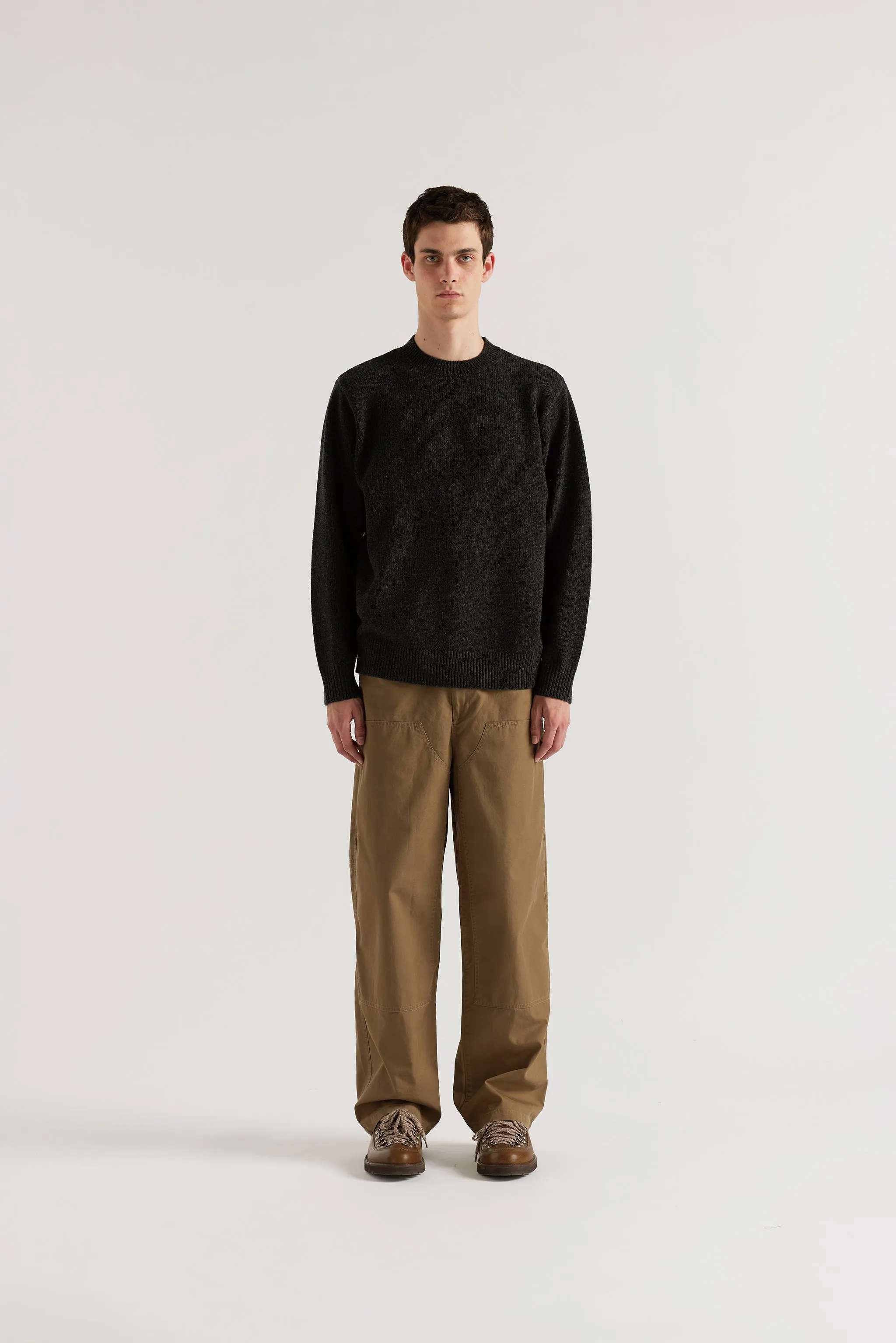 Vellum Knit Sweater Charcoal sold by Kloke