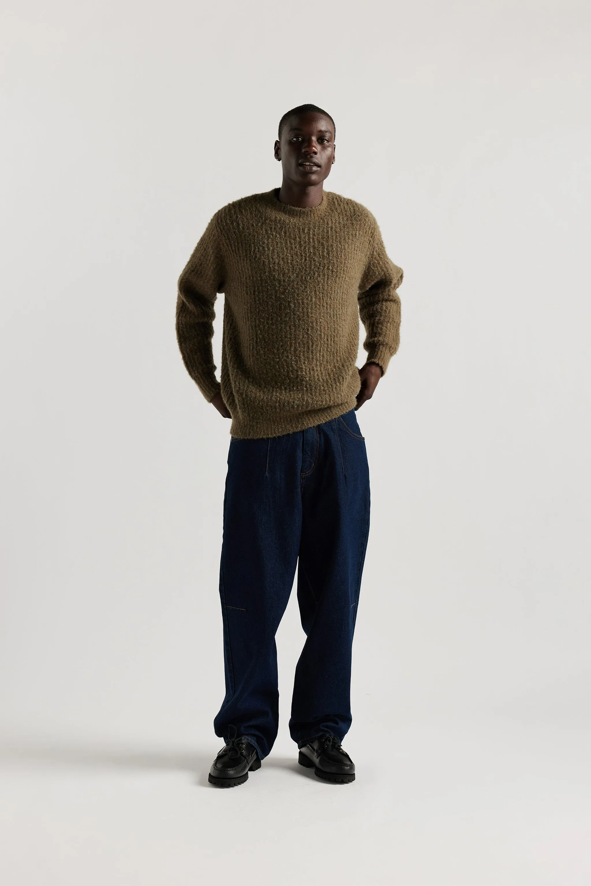 Spore Knit Sweater Olive sold by Kloke product image thumbnail 4