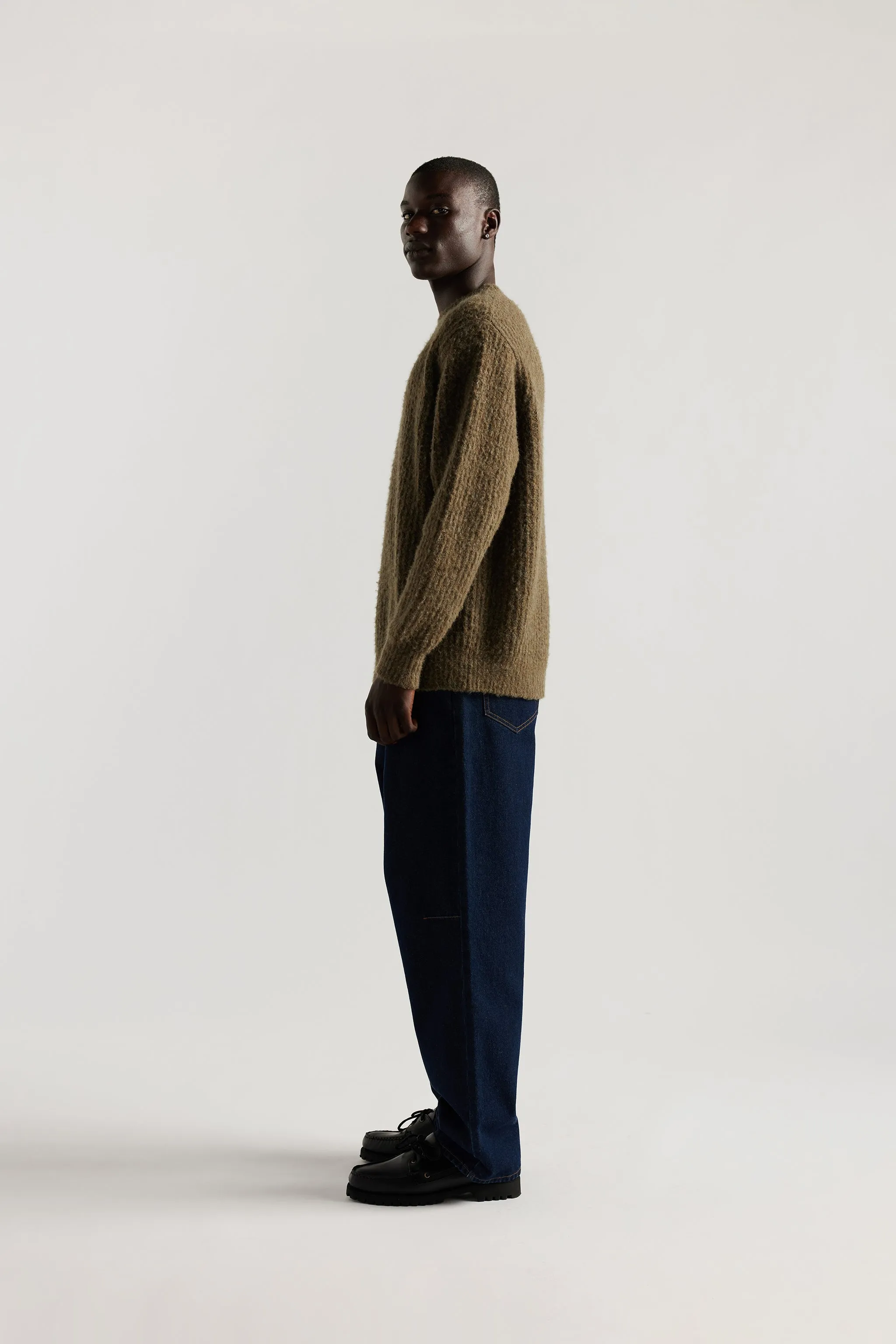 Spore Knit Sweater Olive sold by Kloke product image thumbnail 5