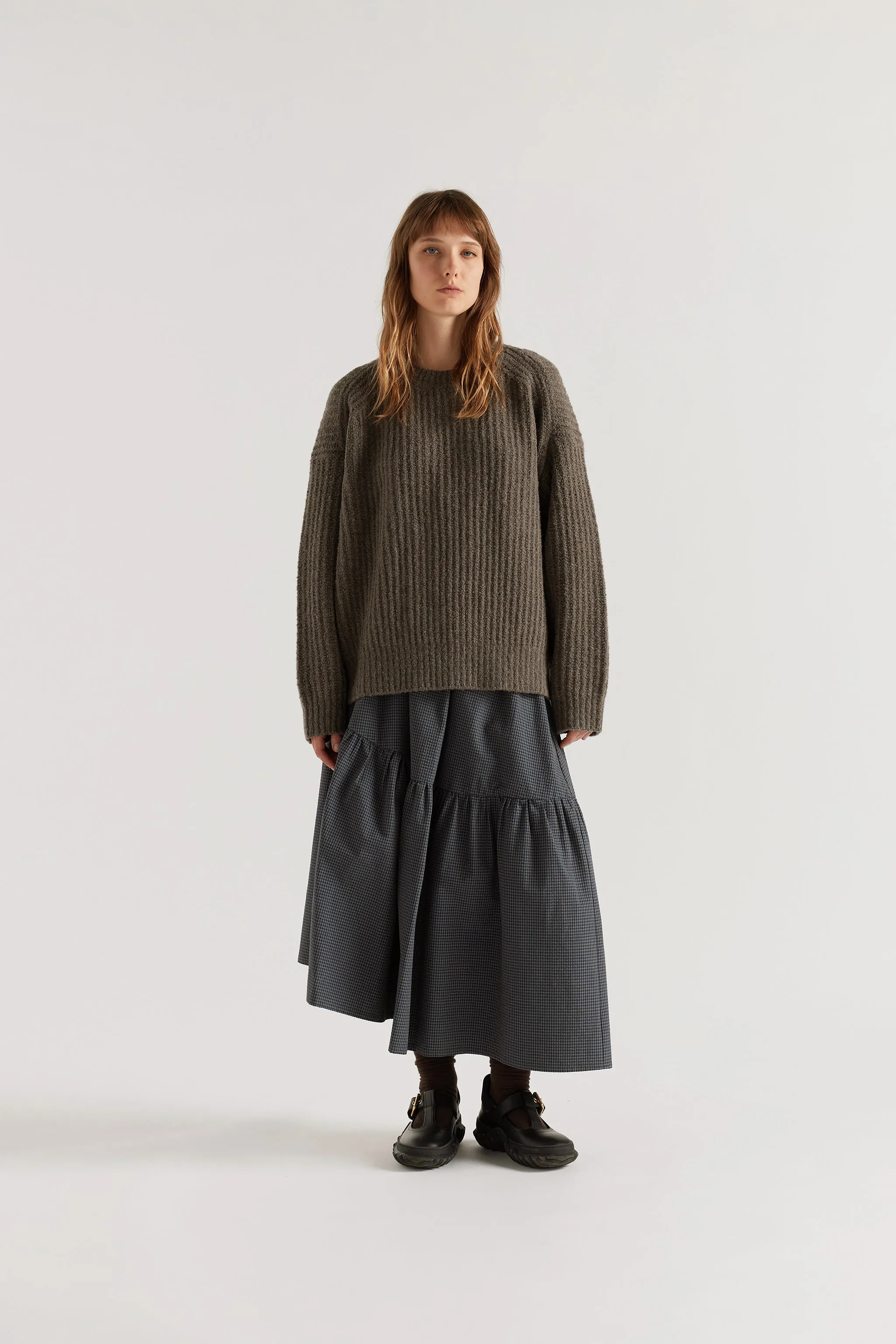 Flutter Sweater Pale Pewter sold by Kloke