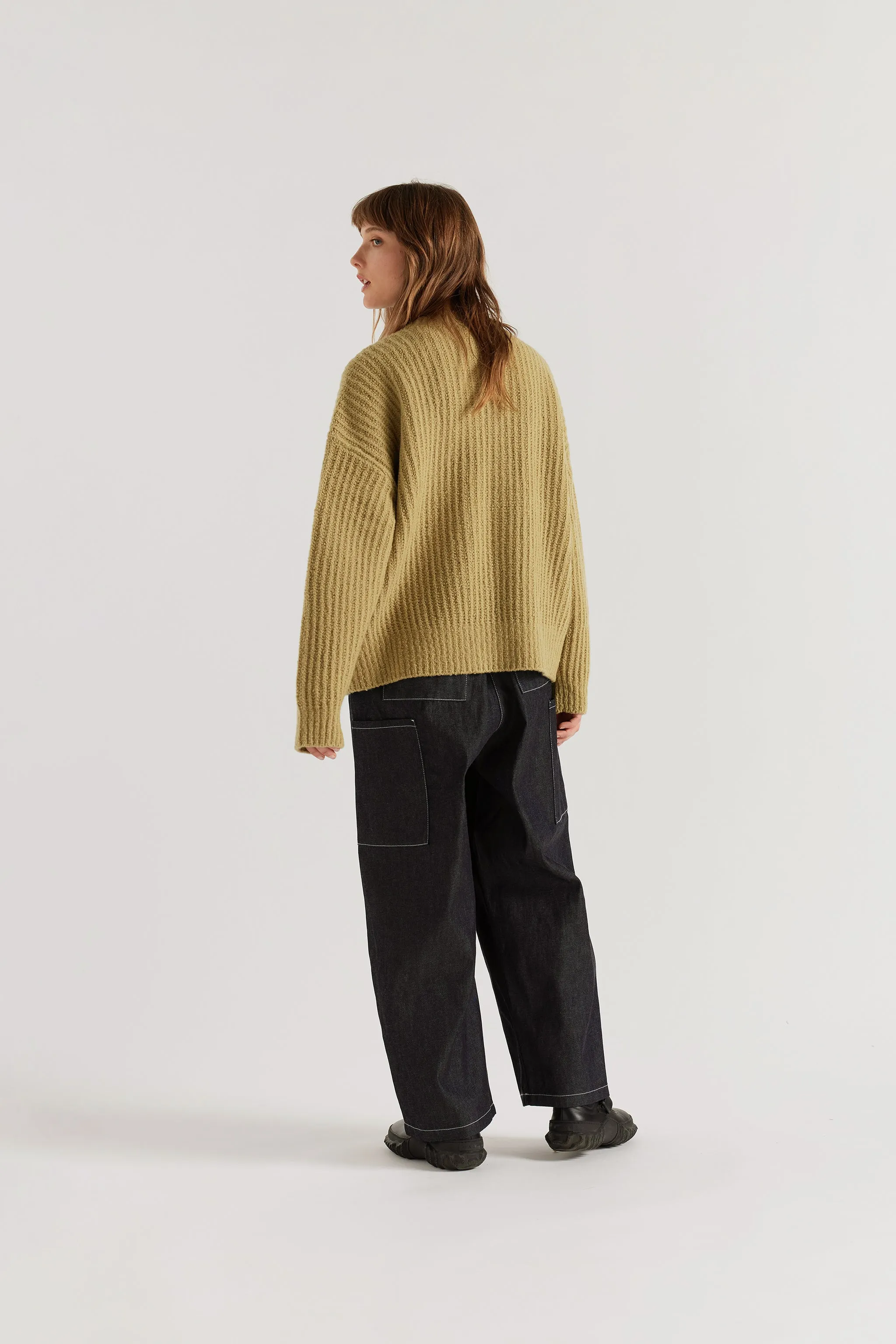 Flutter Sweater Pale Chartreuse sold by Kloke product image thumbnail 2